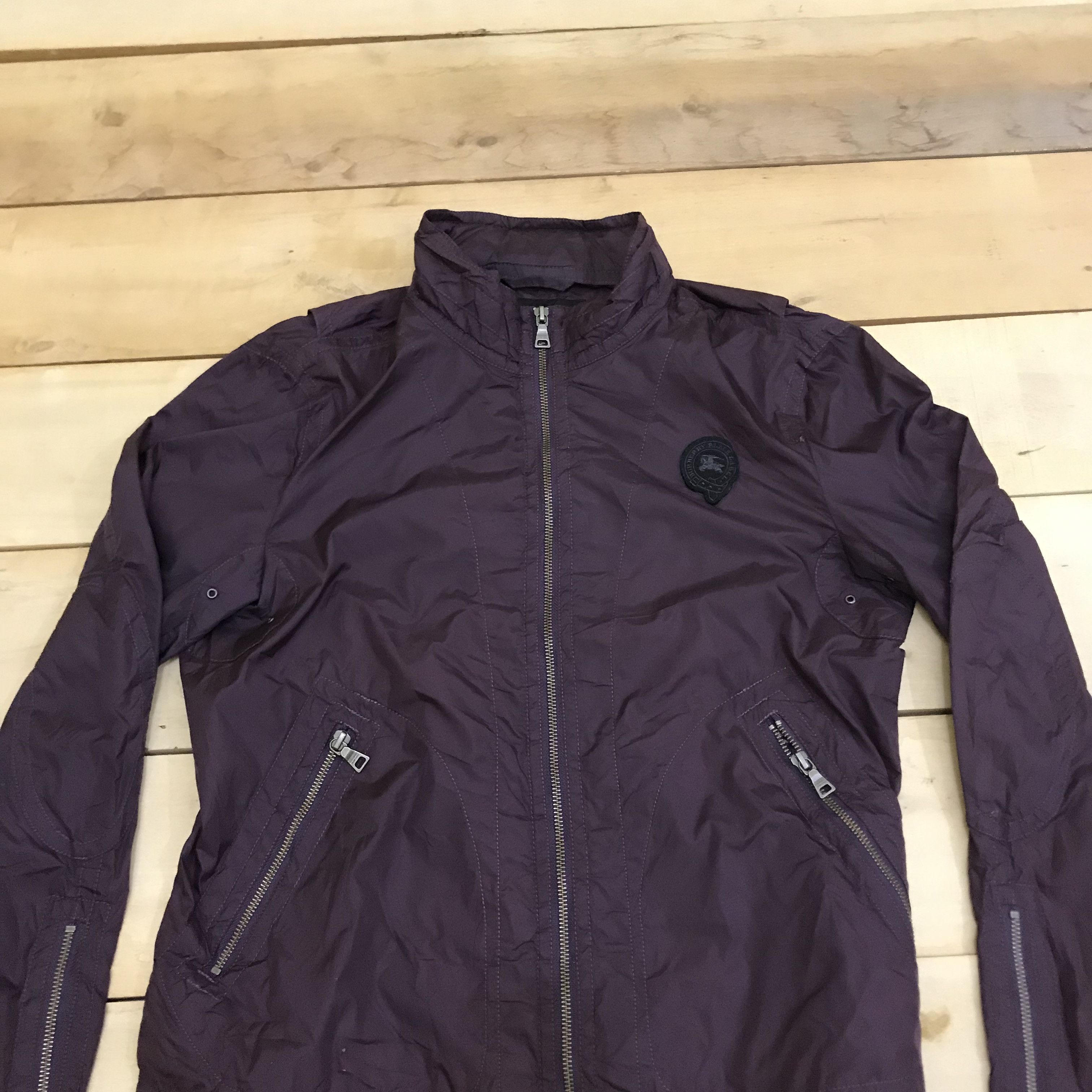 Burberry Z317 BURBERRY BLACK LABEL ZIPPER WINDBREAKER JACKET Size M / US 6-8 / IT 42-44 - 2 Thumbnail