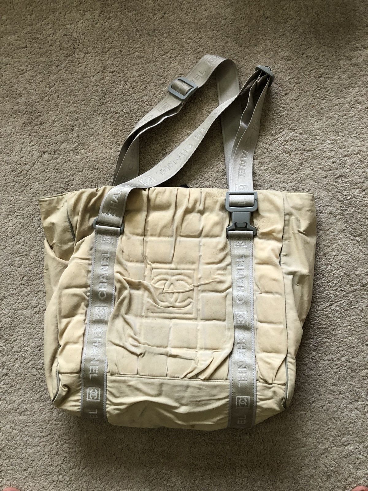 Chanel 1990s Chanel Sport CC Logo Quilted Tote Bag Size ONE SIZE - 5 Thumbnail