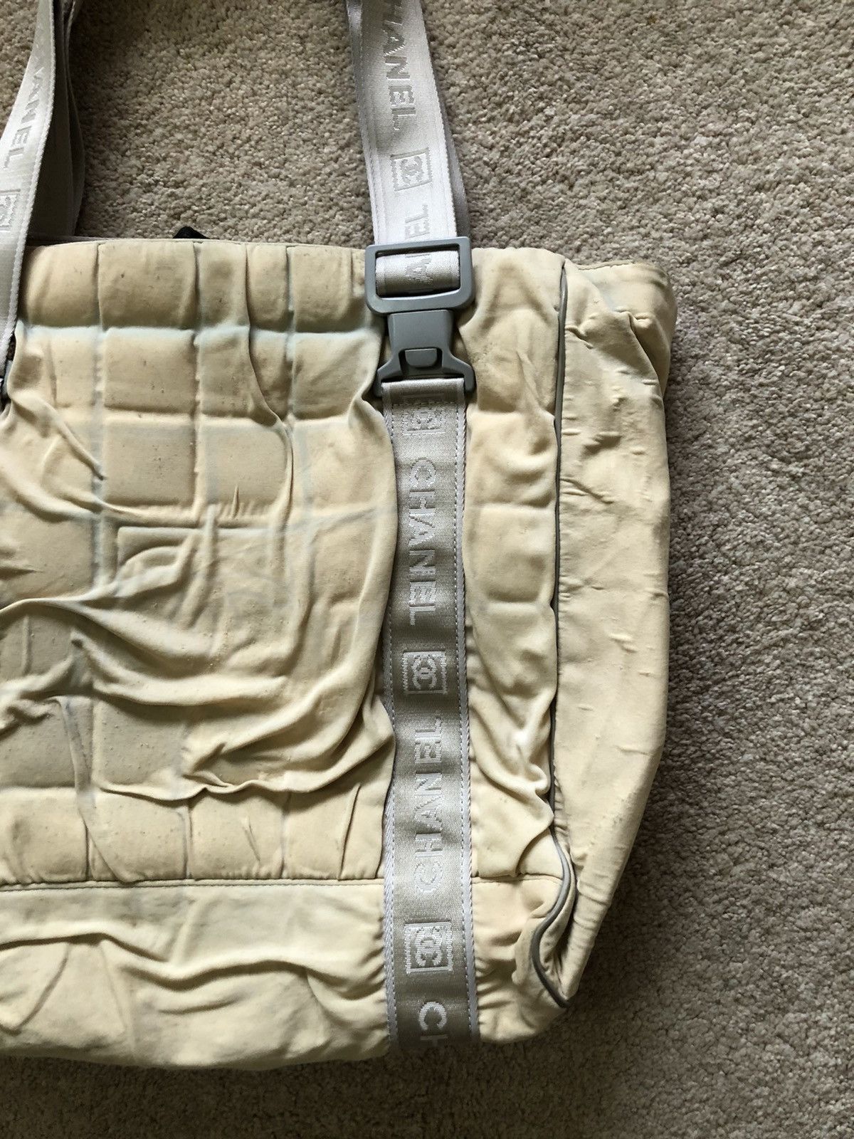 Chanel 1990s Chanel Sport CC Logo Quilted Tote Bag Size ONE SIZE - 2 Thumbnail