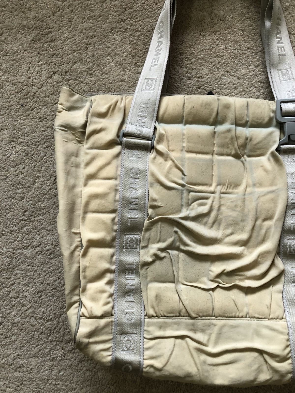 Chanel 1990s Chanel Sport CC Logo Quilted Tote Bag Size ONE SIZE - 3 Thumbnail