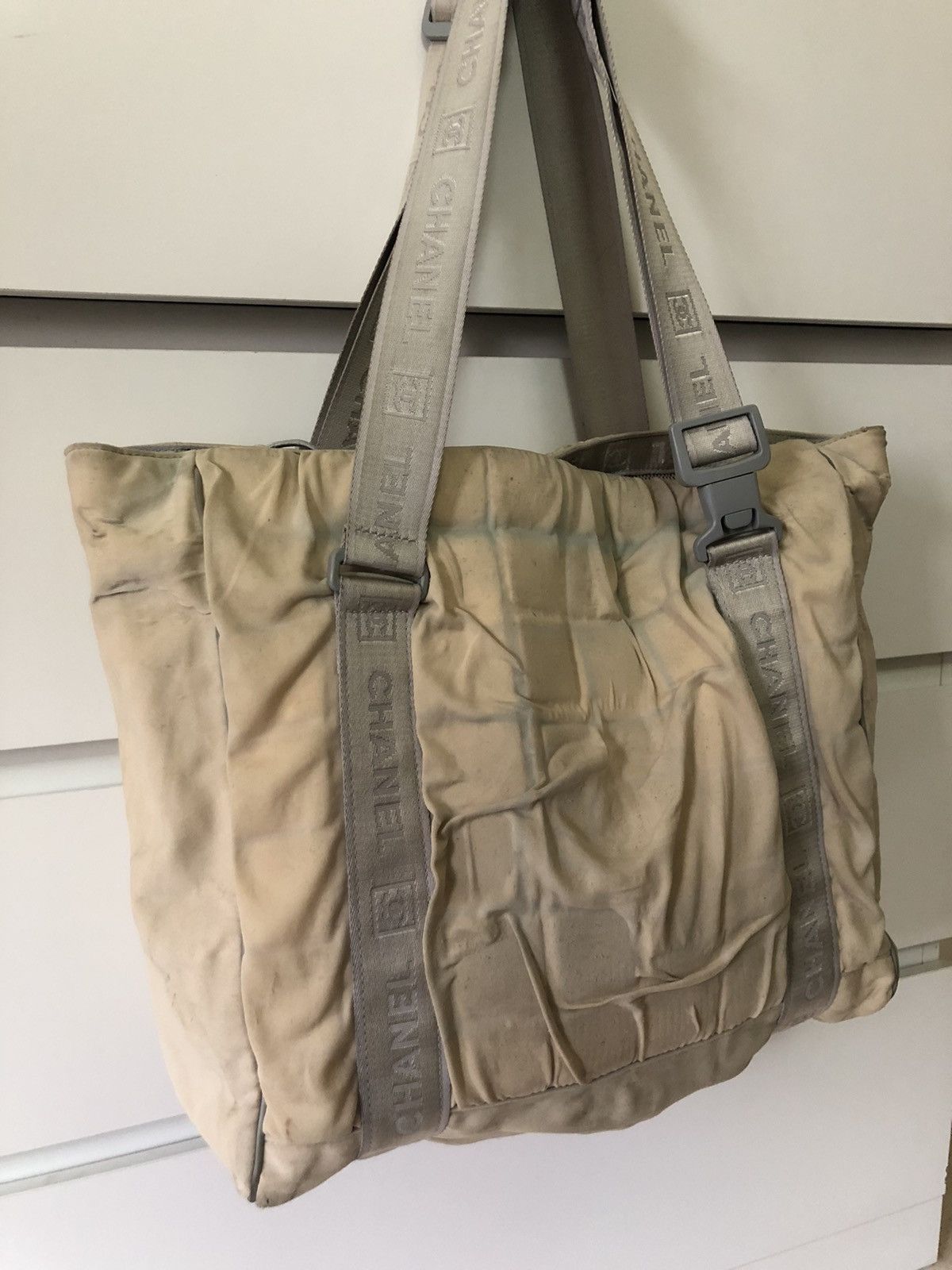 Chanel 1990s Chanel Sport CC Logo Quilted Tote Bag Size ONE SIZE - 14 Thumbnail