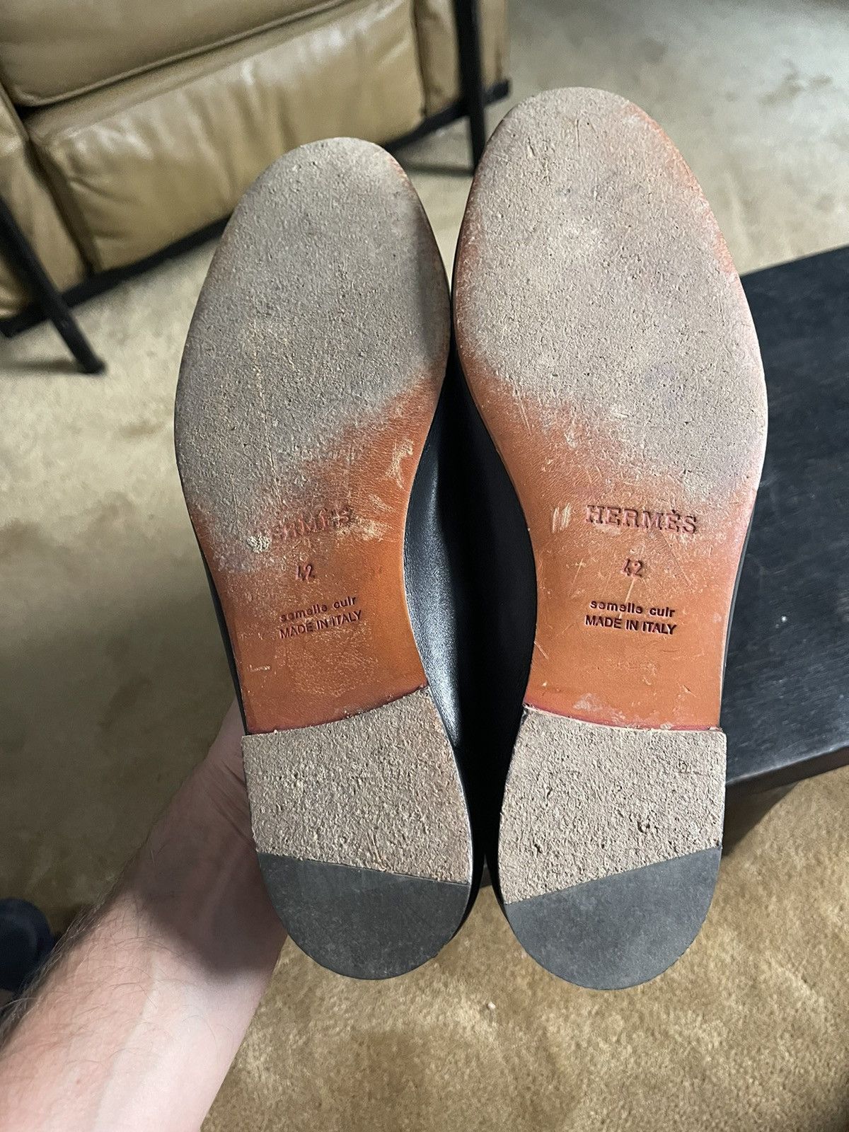 Hermes Black Hermes Loafer Size US 9.5 / EU 42-43 - 6 Thumbnail