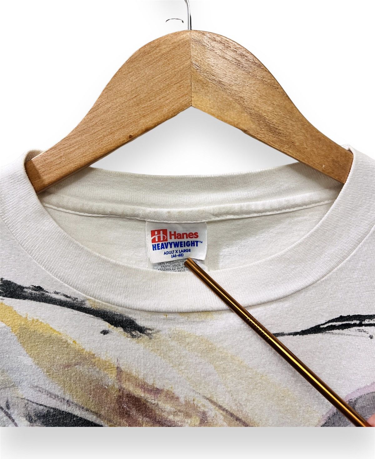 Vintage 90s New York Art Shirt - XL