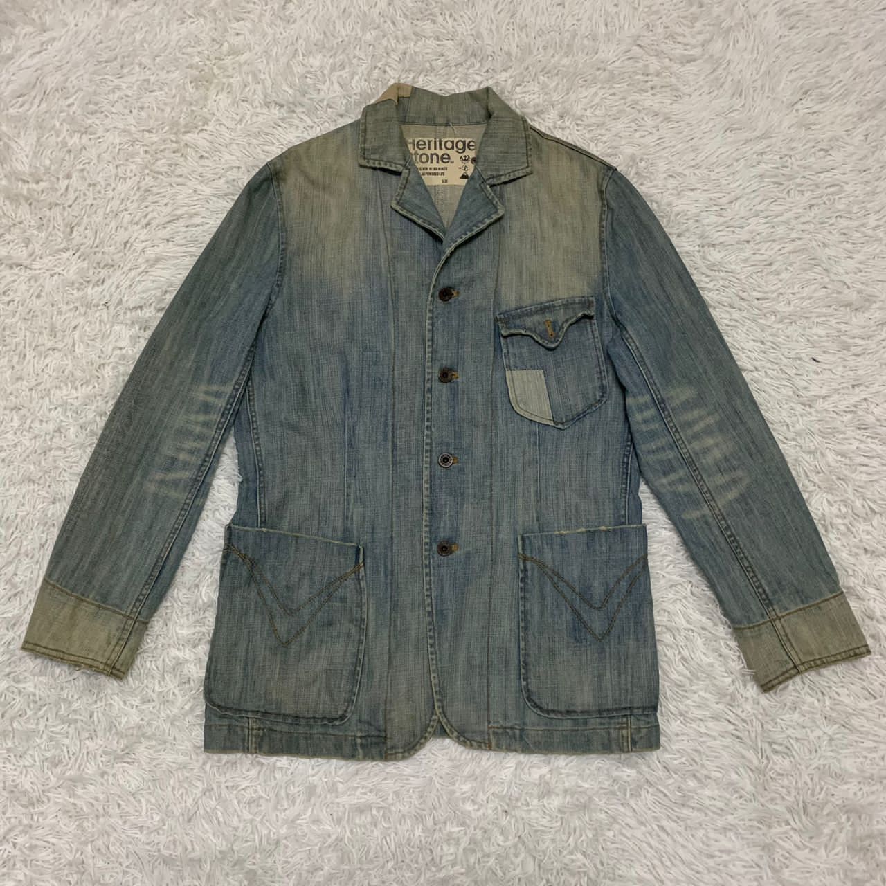 Other Heritage stone distressed patches design denim jacket Size US M / EU 48-50 / 2 - 12 Thumbnail