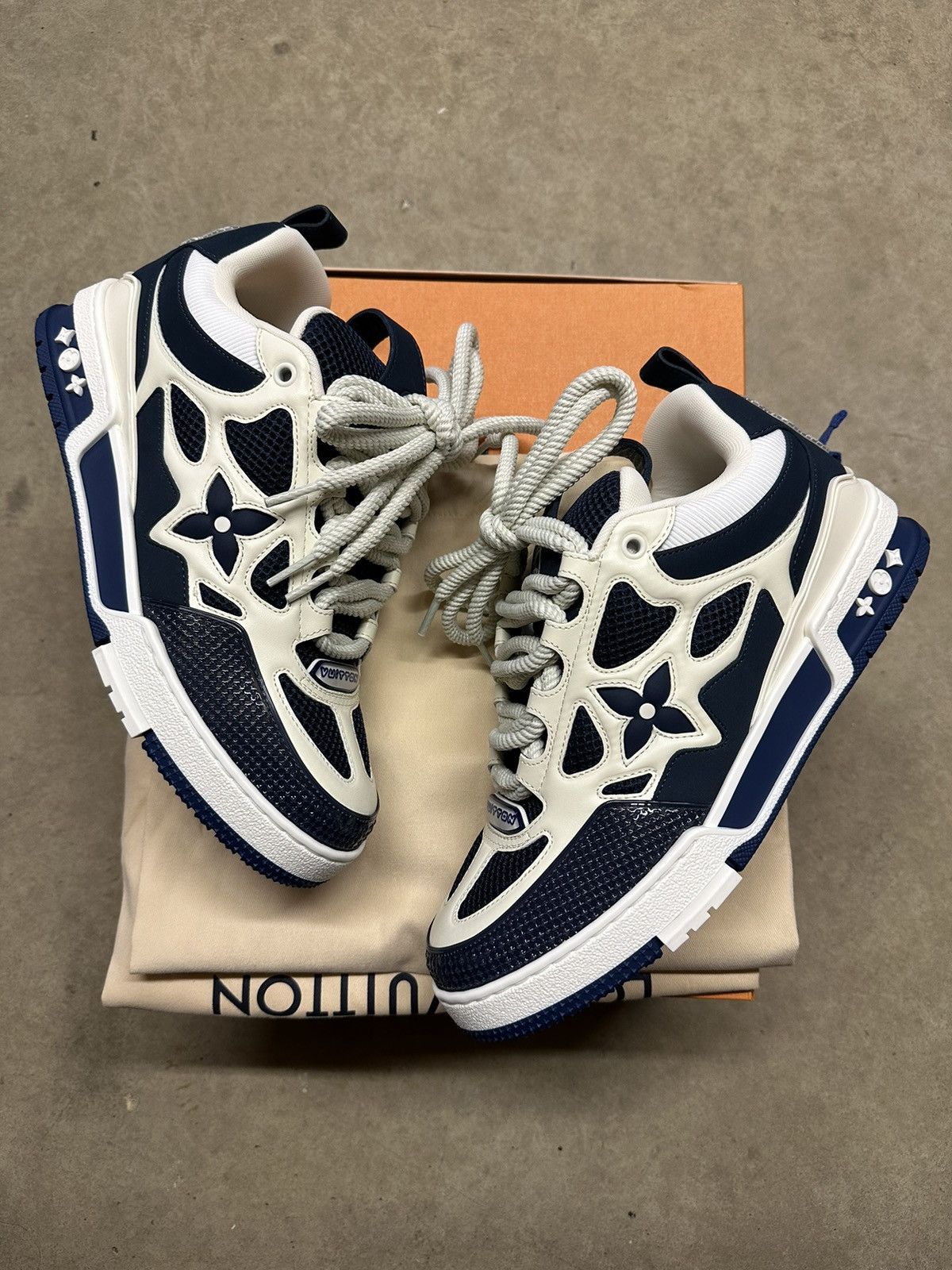 Louis Vuitton × Virgil Abloh Louis Vuitton skate sneakers Size US 7 / EU 40 - 1 Thumbnail
