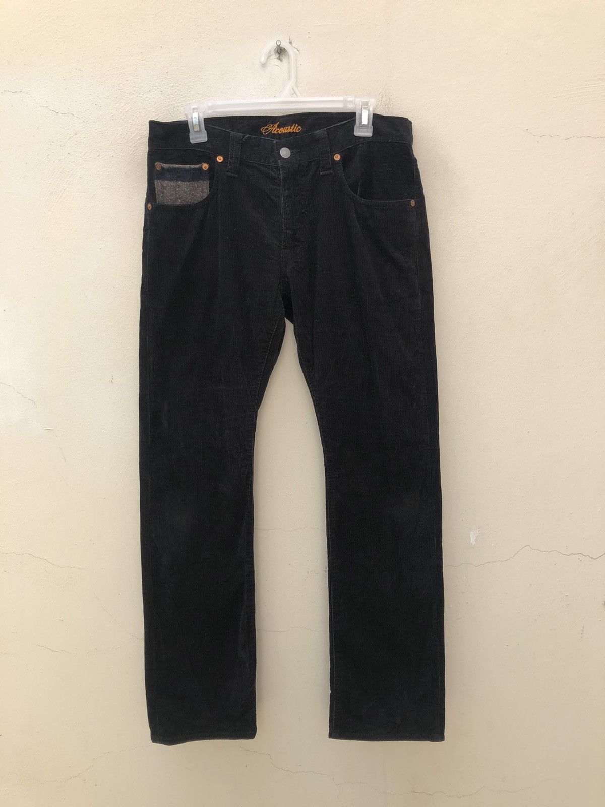 Vintage Acoustic Made in Japan Corduroy Pant Black Size US 31 - 13 Thumbnail