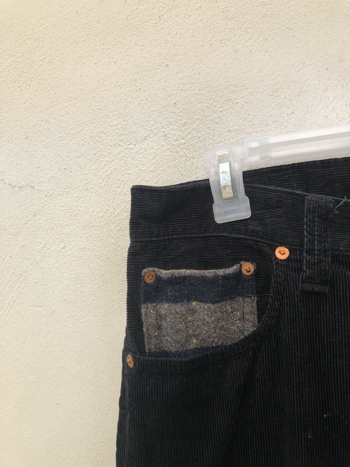 Vintage Acoustic Made in Japan Corduroy Pant Black Size US 31 - 16 Thumbnail