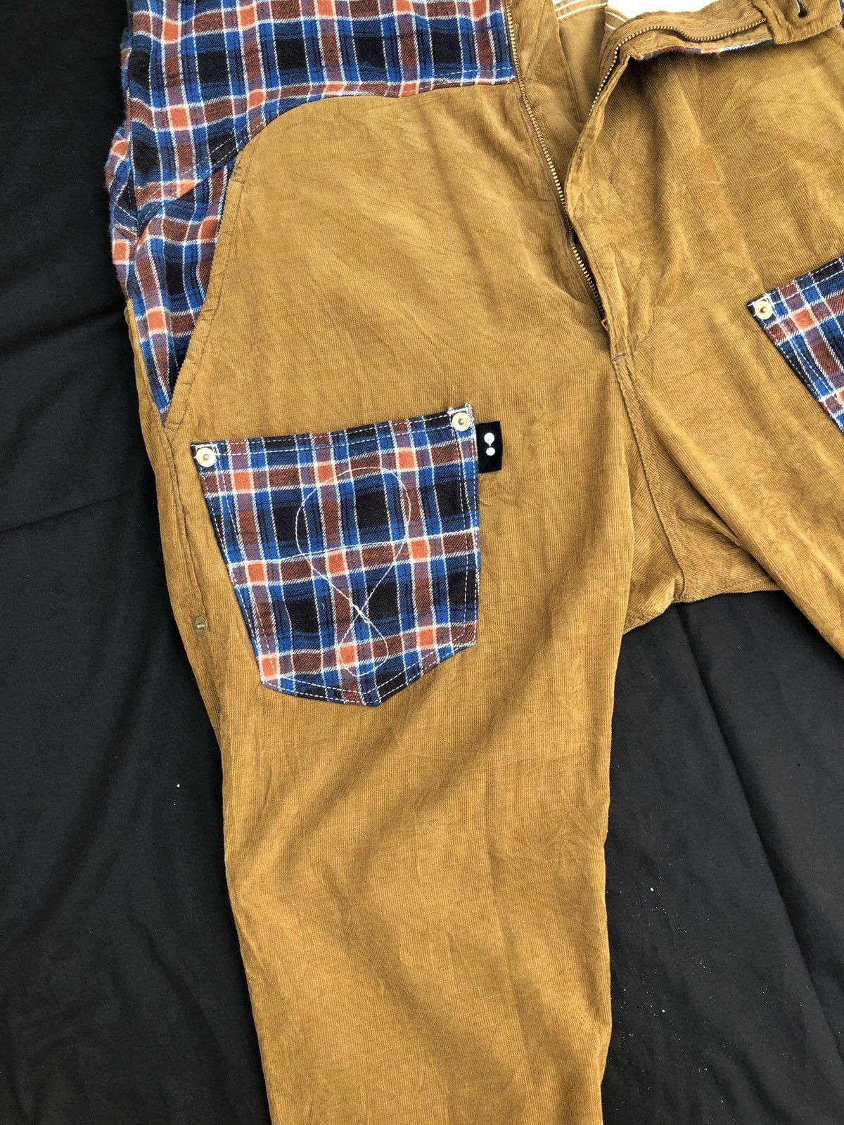 Issey Miyake Mercibeaucoup Size 3 Drop Crotch Corduroy Pant Size US 34 / EU 50 - 15 Thumbnail