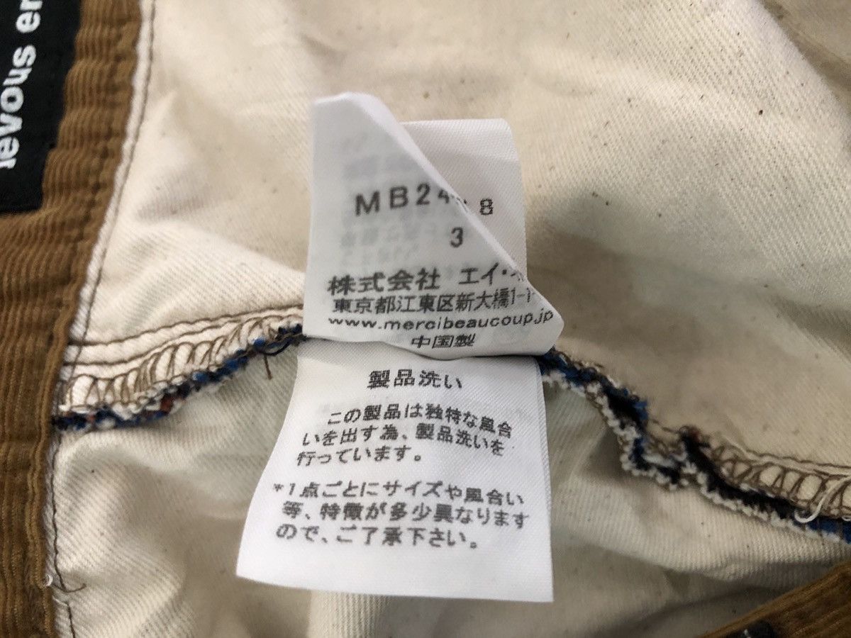 Issey Miyake Mercibeaucoup Size 3 Drop Crotch Corduroy Pant Size US 34 / EU 50 - 10 Thumbnail