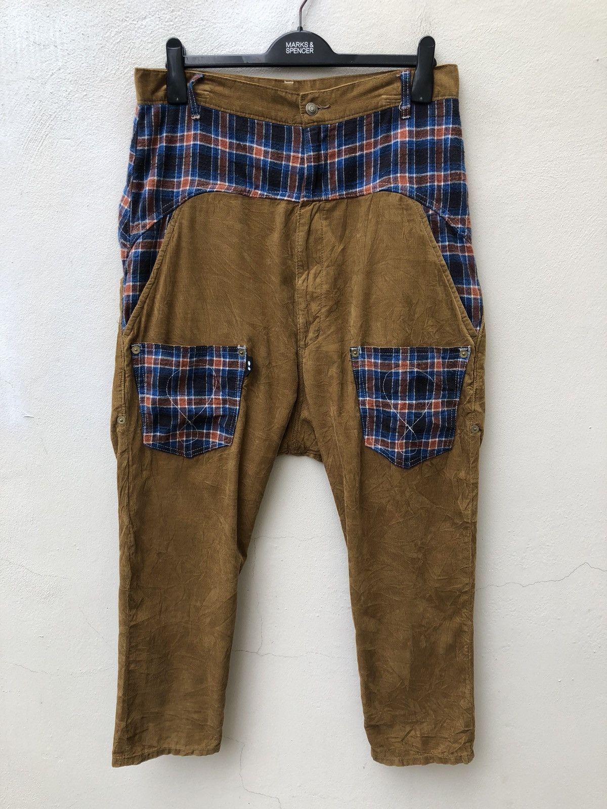 Mercibeaucoup Size 3 Drop Crotch Corduroy Pant
