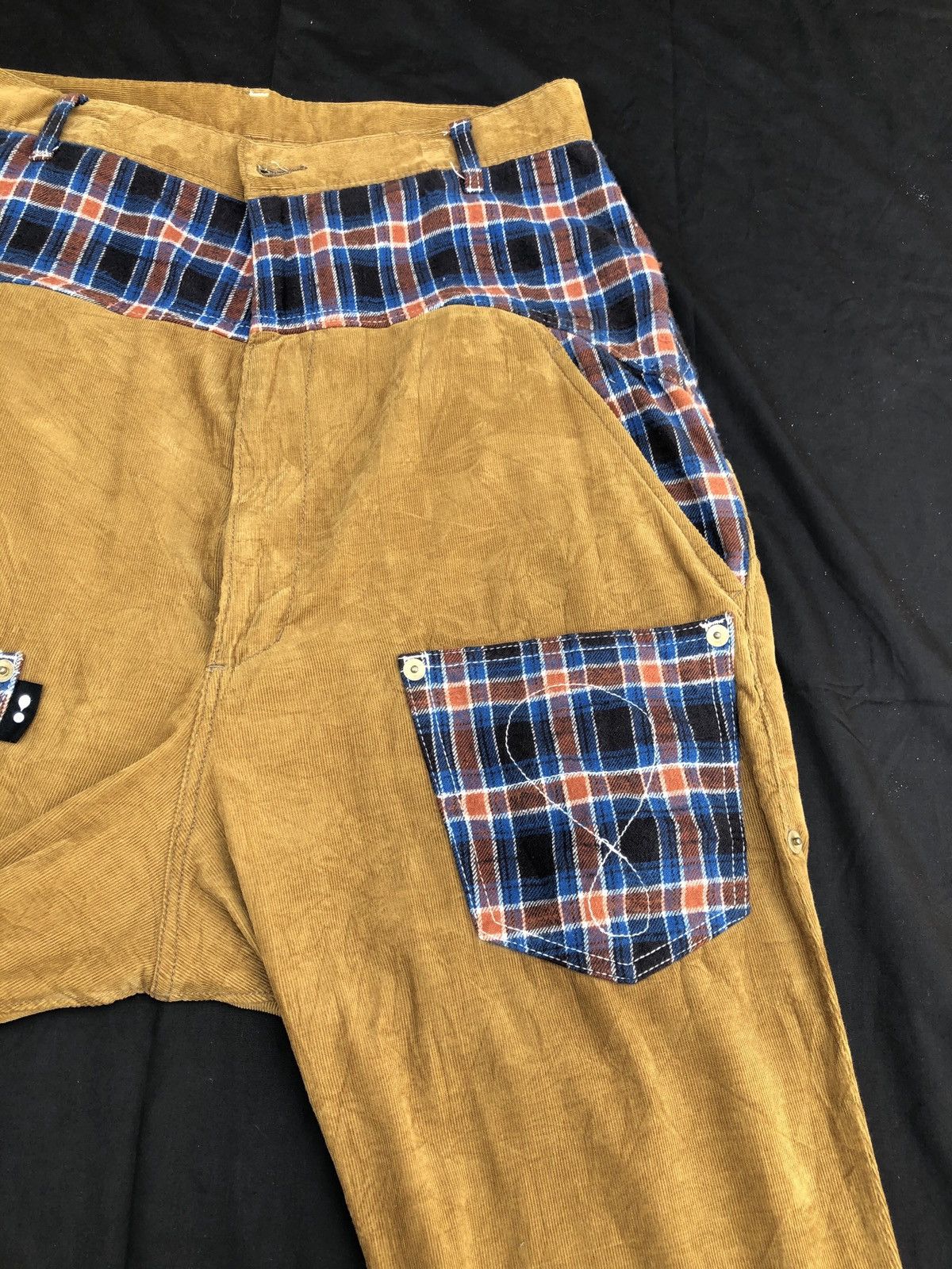 Issey Miyake Mercibeaucoup Size 3 Drop Crotch Corduroy Pant Size US 34 / EU 50 - 17 Thumbnail