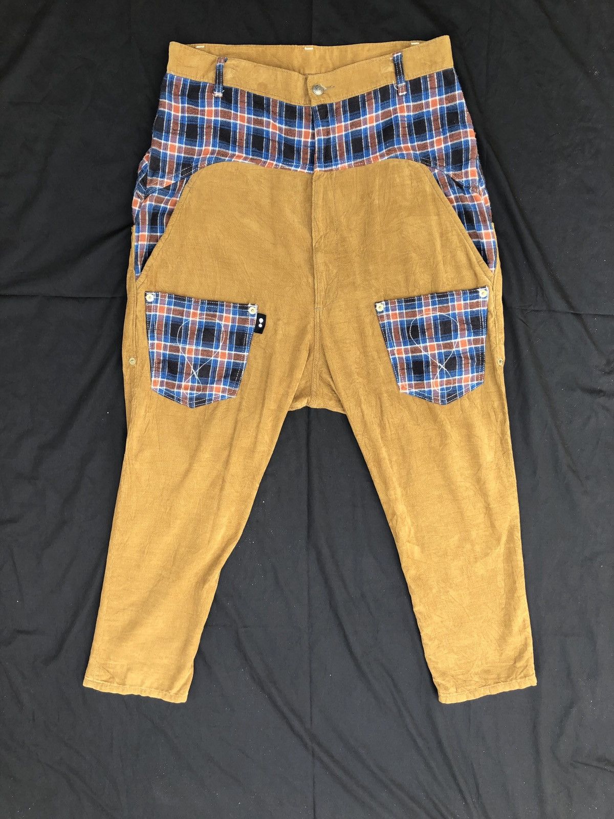 Issey Miyake Mercibeaucoup Size 3 Drop Crotch Corduroy Pant Size US 34 / EU 50 - 11 Thumbnail