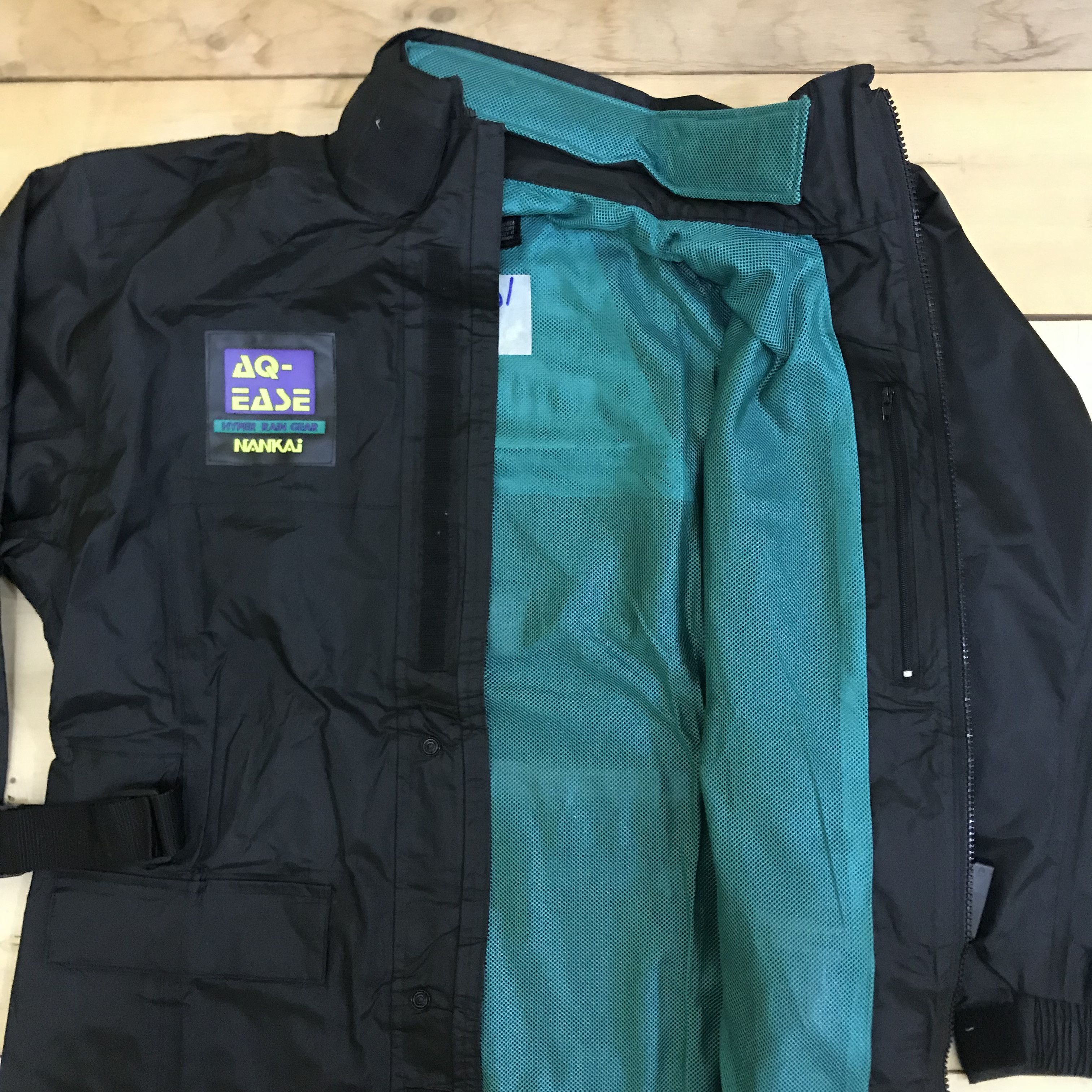 Japanese Brand Z331 NANKAI MOTORCYCLE HYPER RAIN GEAR JACKET Size US M / EU 48-50 / 2 - 3 Thumbnail