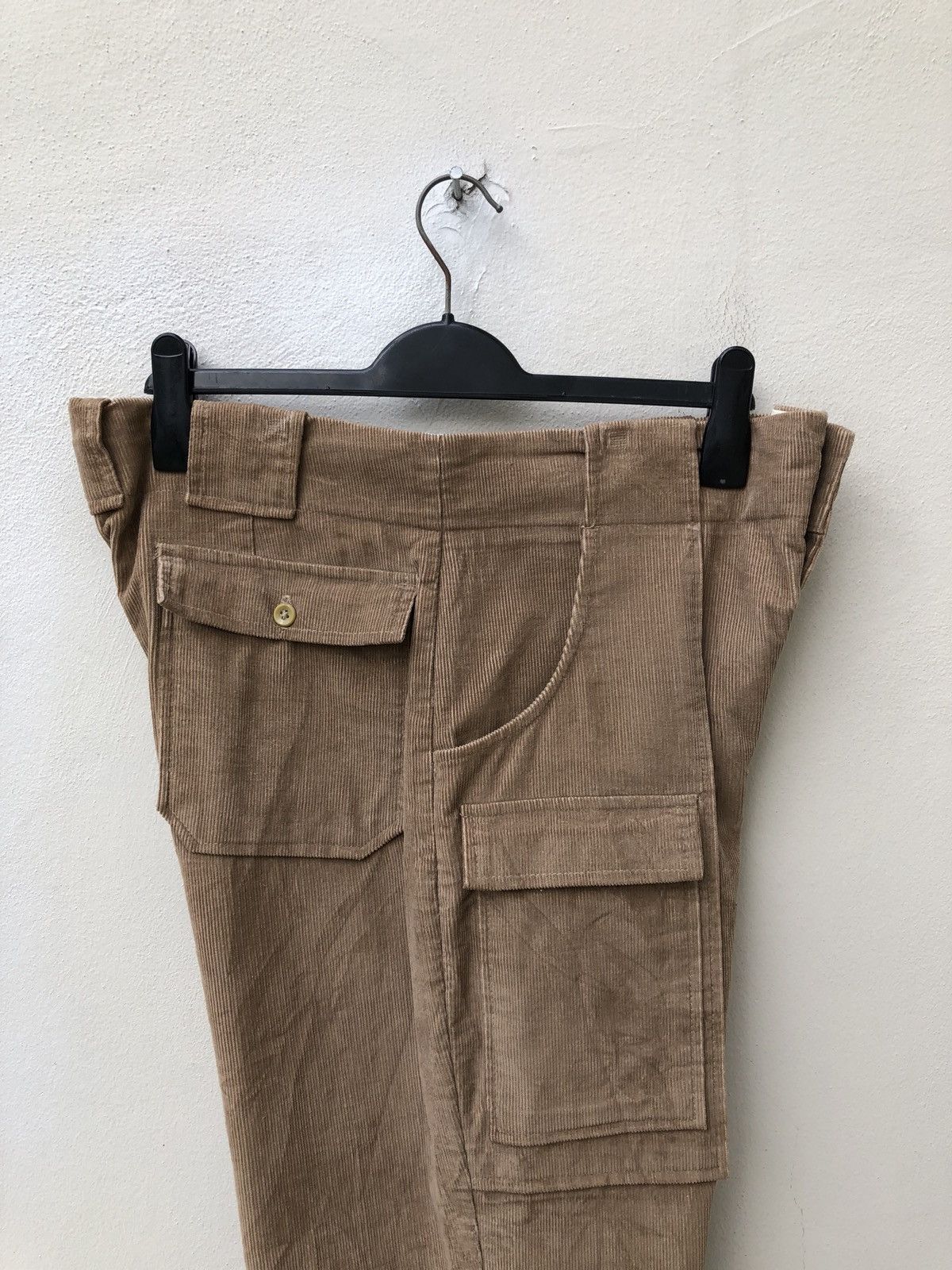 Vintage 70s Robert Kirk Cargo Corduroy Trouser Pant Size US 36 / EU 52 - 10 Thumbnail