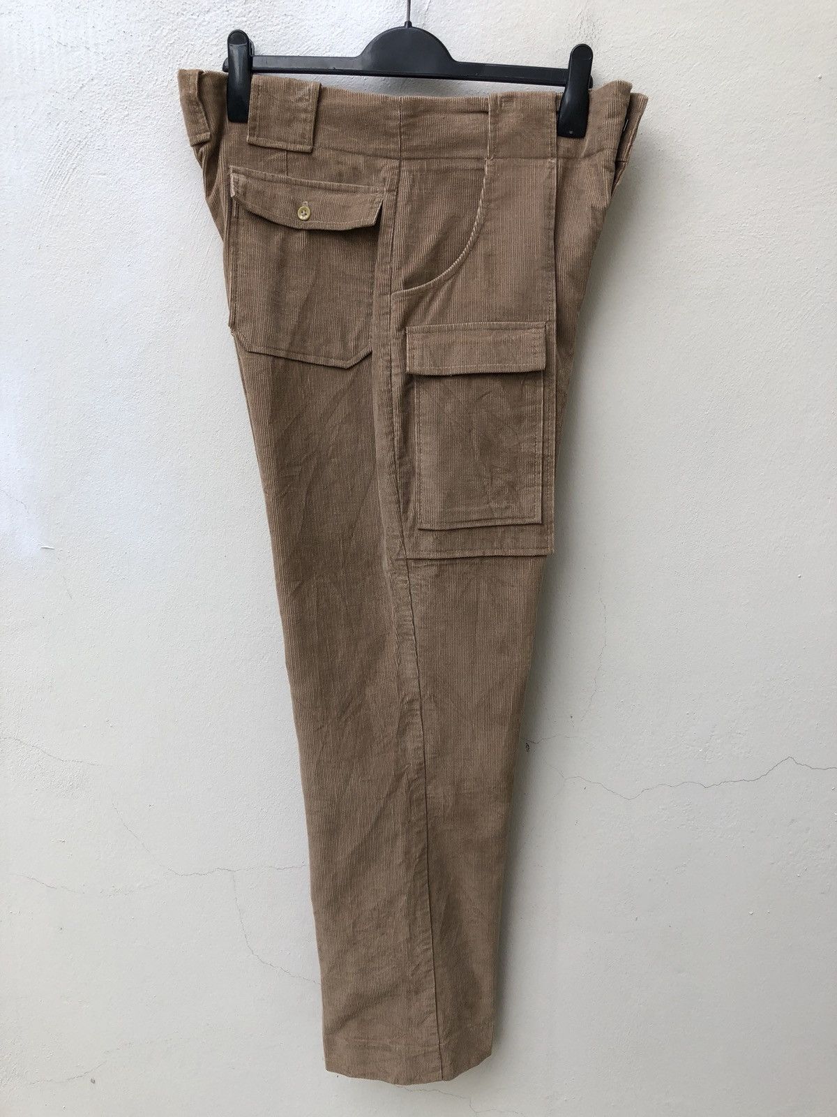 Vintage 70s Robert Kirk Cargo Corduroy Trouser Pant Size US 36 / EU 52 - 9 Thumbnail