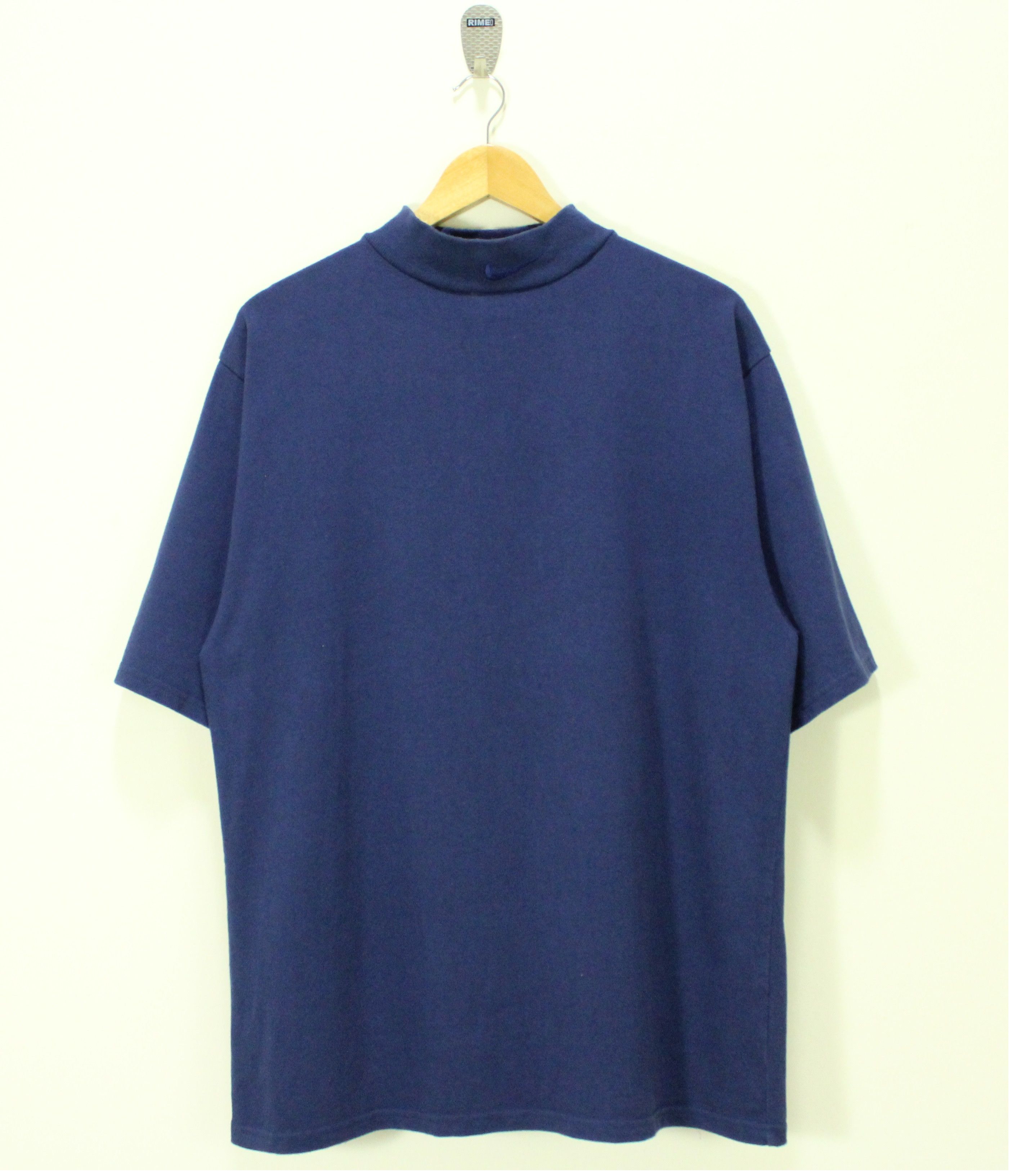 Vintage 90s Nike T Shirt Center Swoosh Heavyweight Cotton