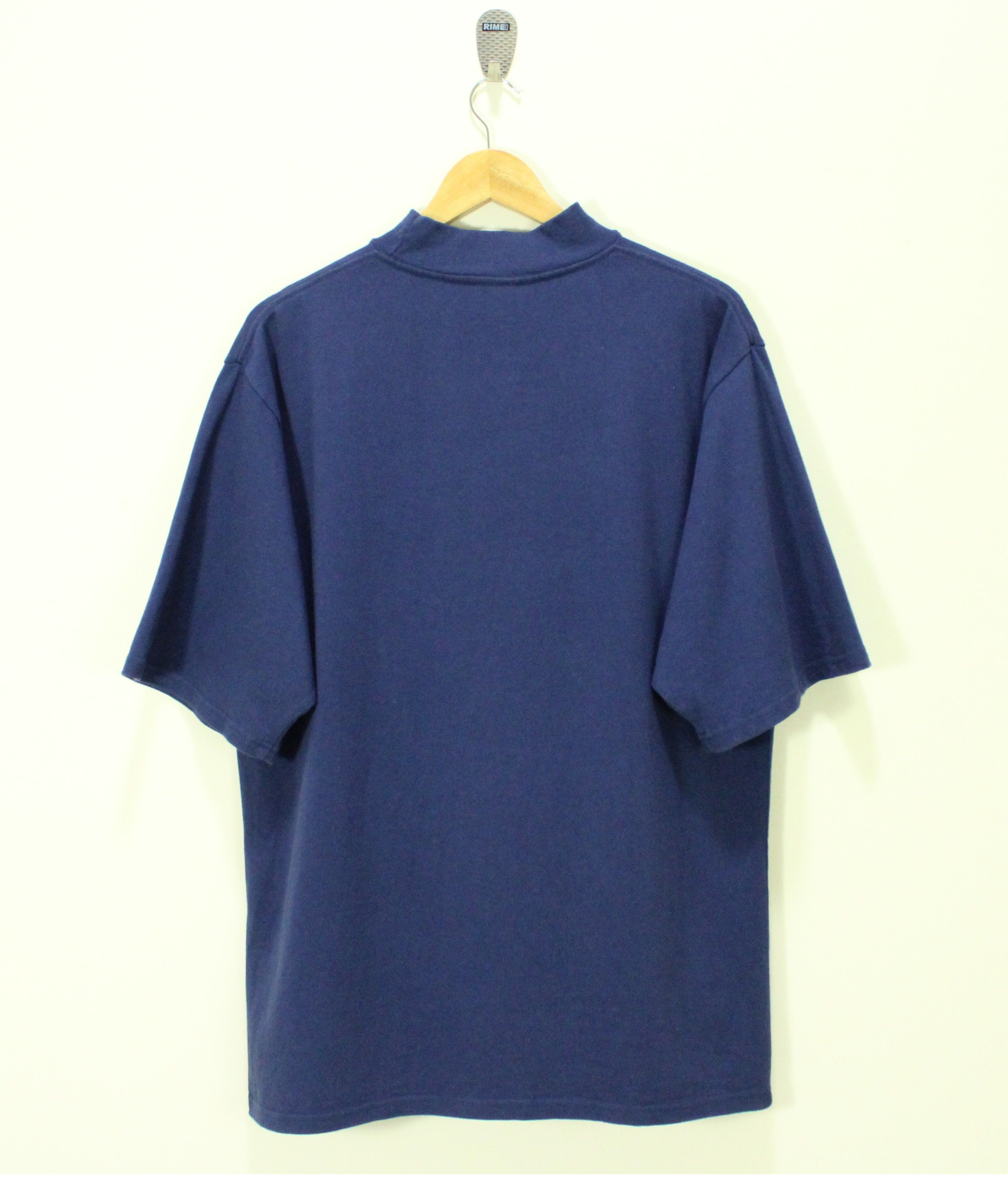 Nike × Vintage Vintage 90s Nike T Shirt Center Swoosh Heavyweight Cotton Size US M / EU 48-50 / 2 - 4 Thumbnail