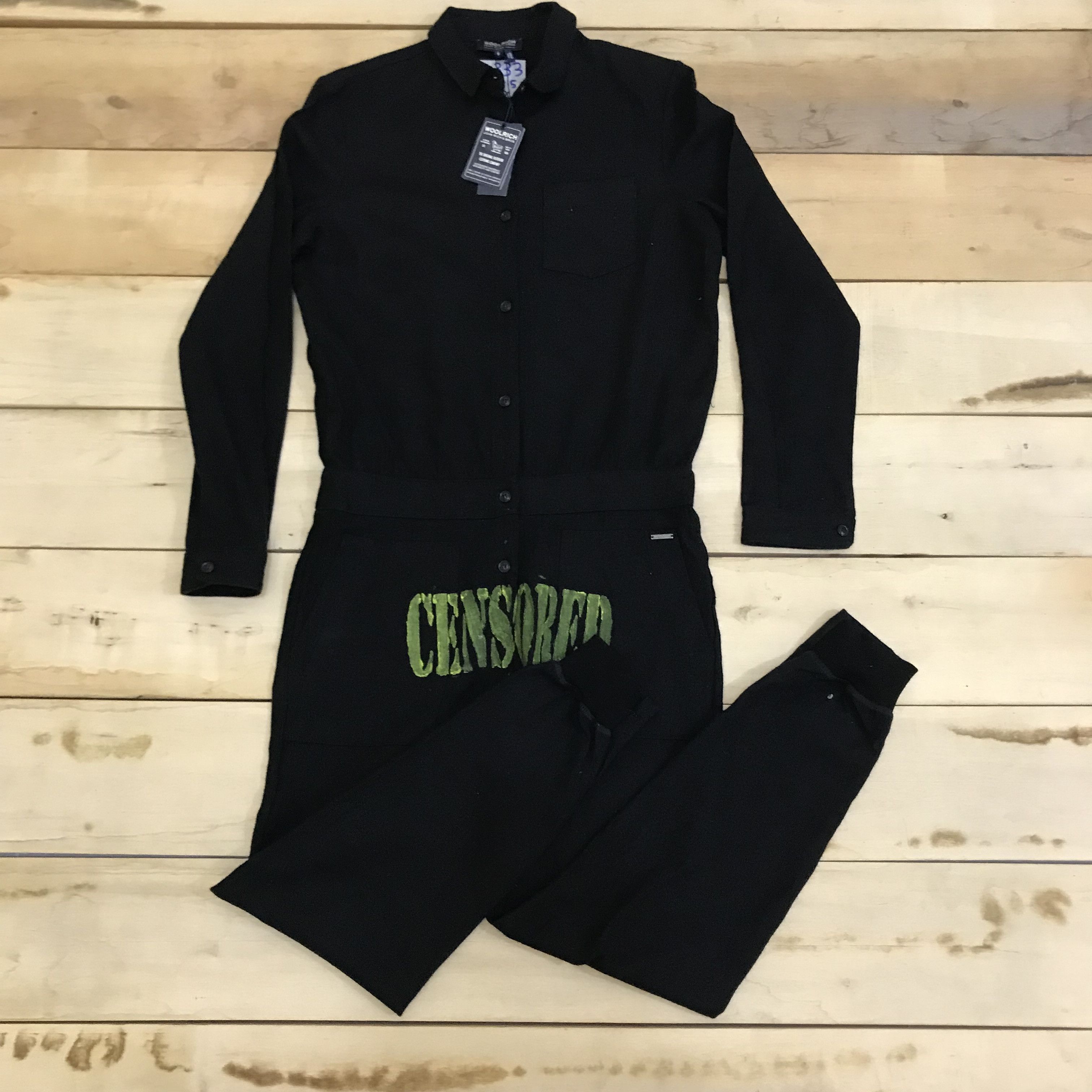 Woolrich Woolen Mills Z333 NWT WOOLRICH JOHN RICH & BROS PAINTED CENSORED OVERALL Size US 30 / EU 46 - 2 Thumbnail