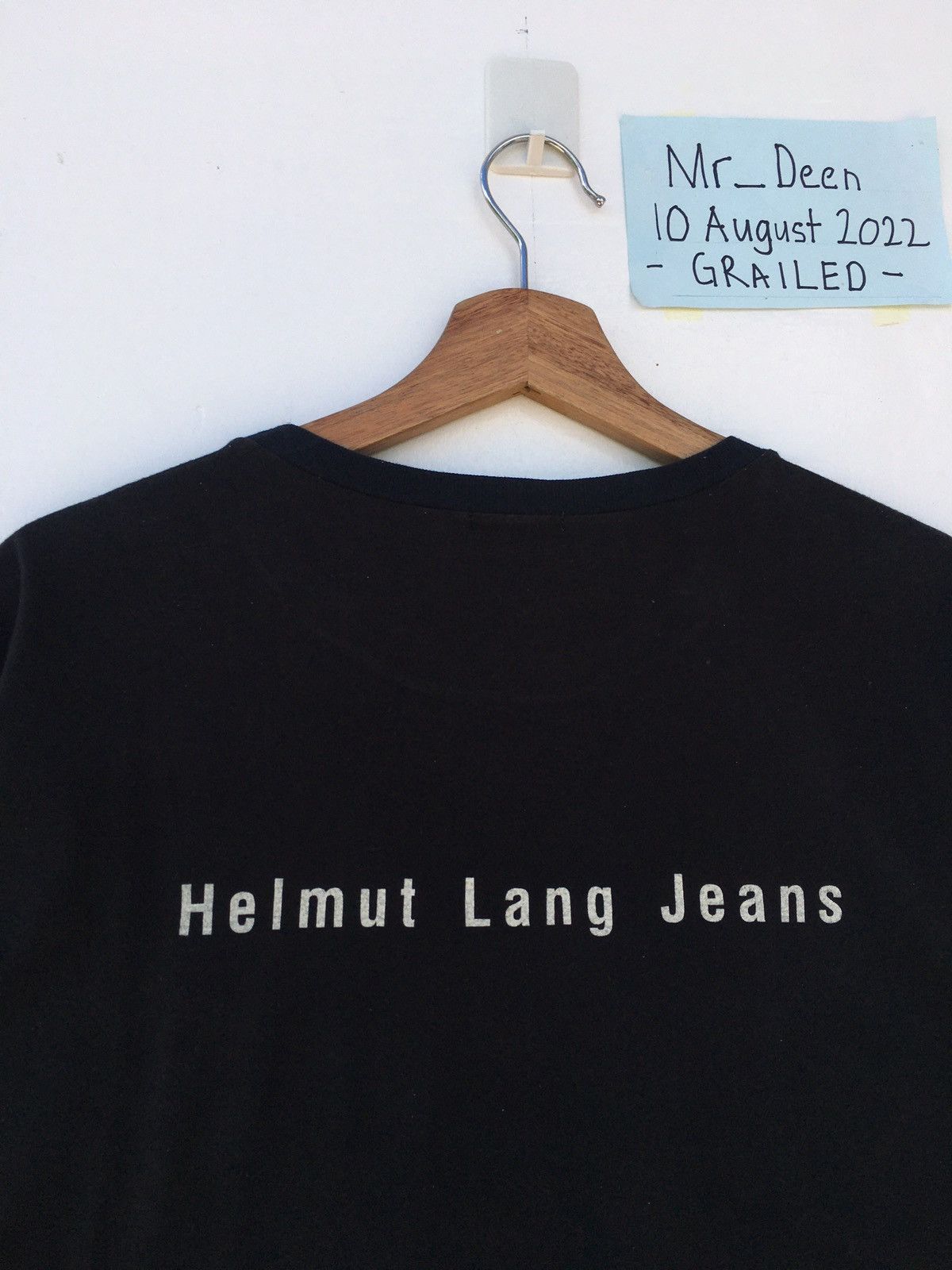 Helmut Lang Vintage SS1998 Helmut Lang Jeans Limited Edition Tshirt Size US M / EU 48-50 / 2 - 9 Thumbnail