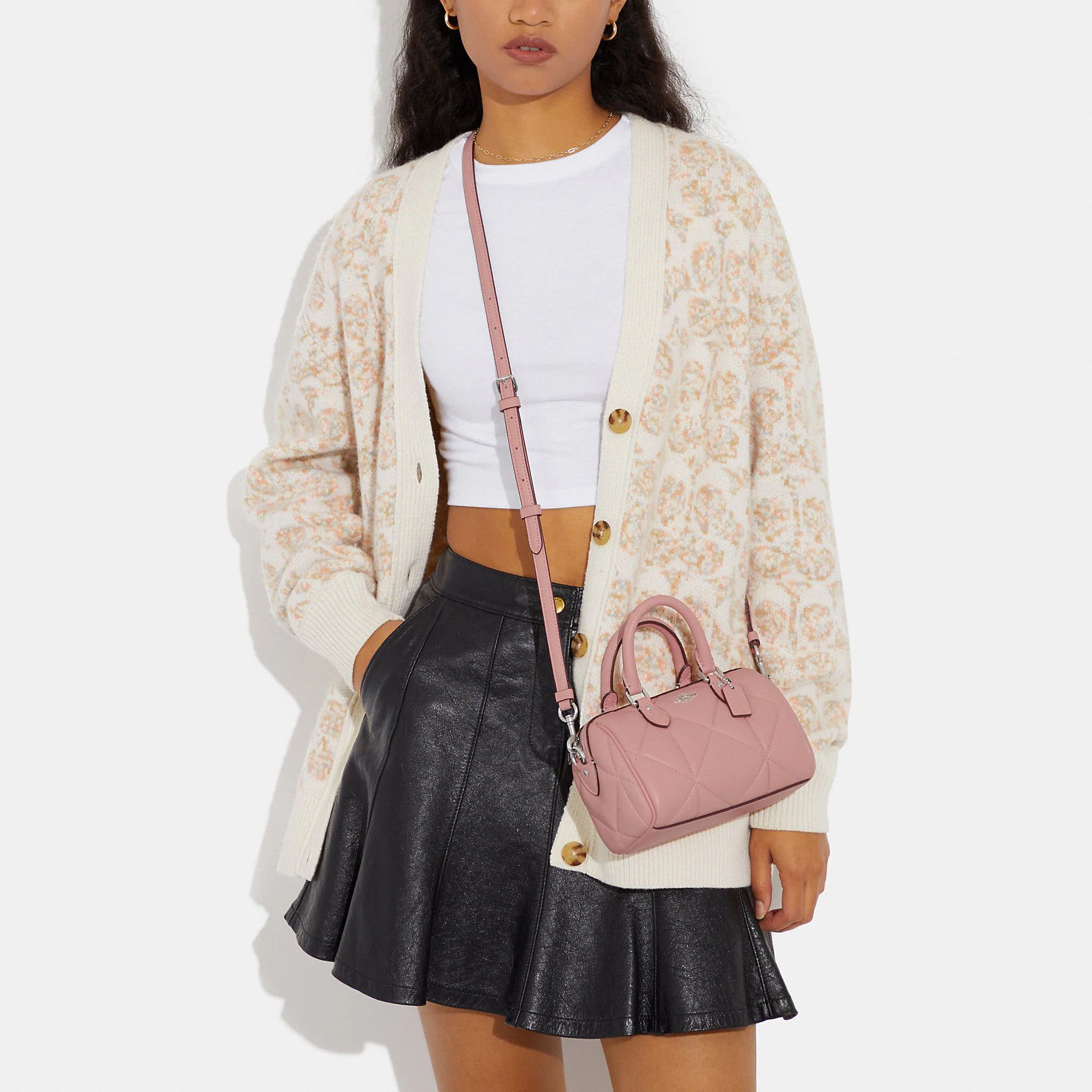 Mini Rowan Crossbody With Puffy Diamond Quilting
