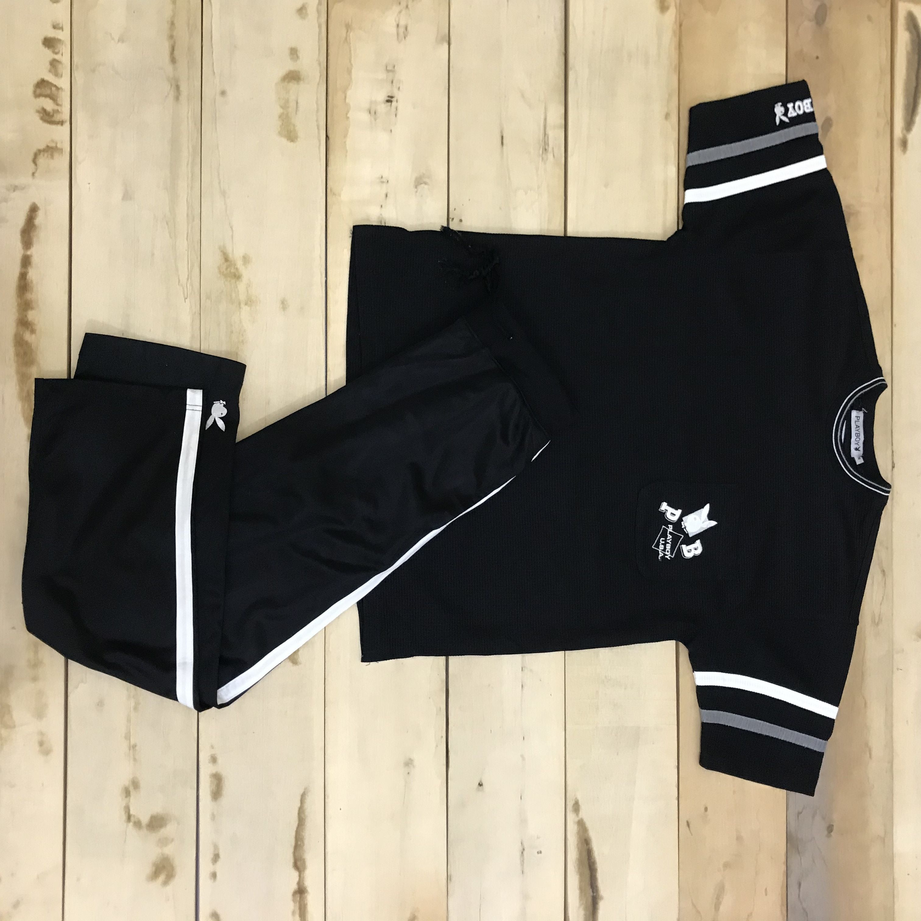 Playboy × Vintage Z341 VTG PLAYBOY ONE SET SWEATSHIRT AND TRACKSUIT PANTS Size US M / EU 48-50 / 2 - 1 Thumbnail
