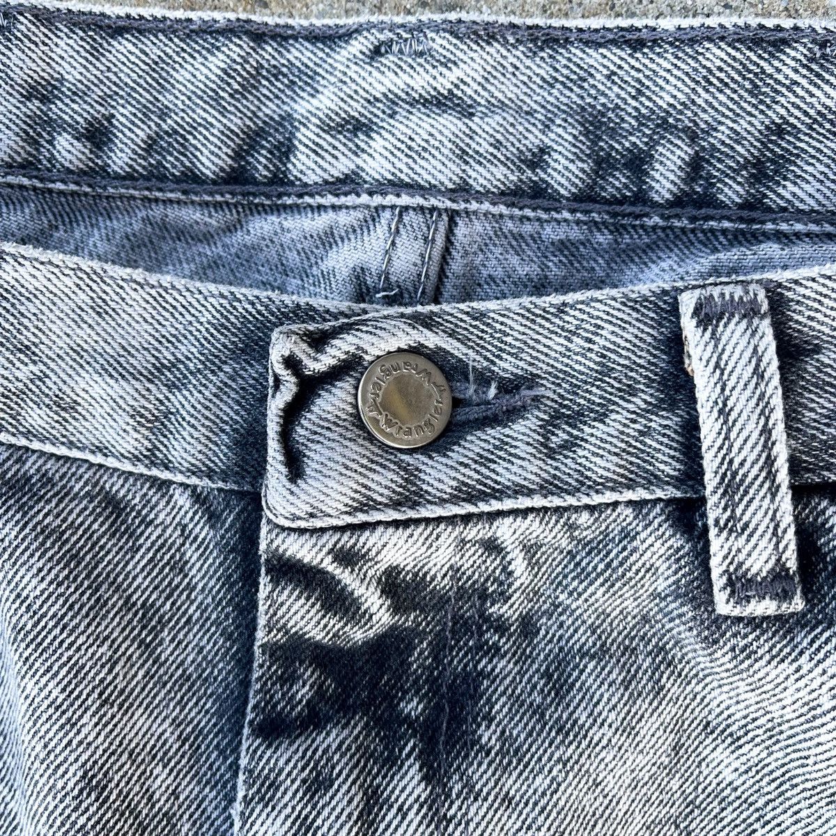 Vintage × Wrangler Vintage 90s Wrangler Grey Stonewash 36 x 32 Size US 36 / EU 52 - 8 Thumbnail