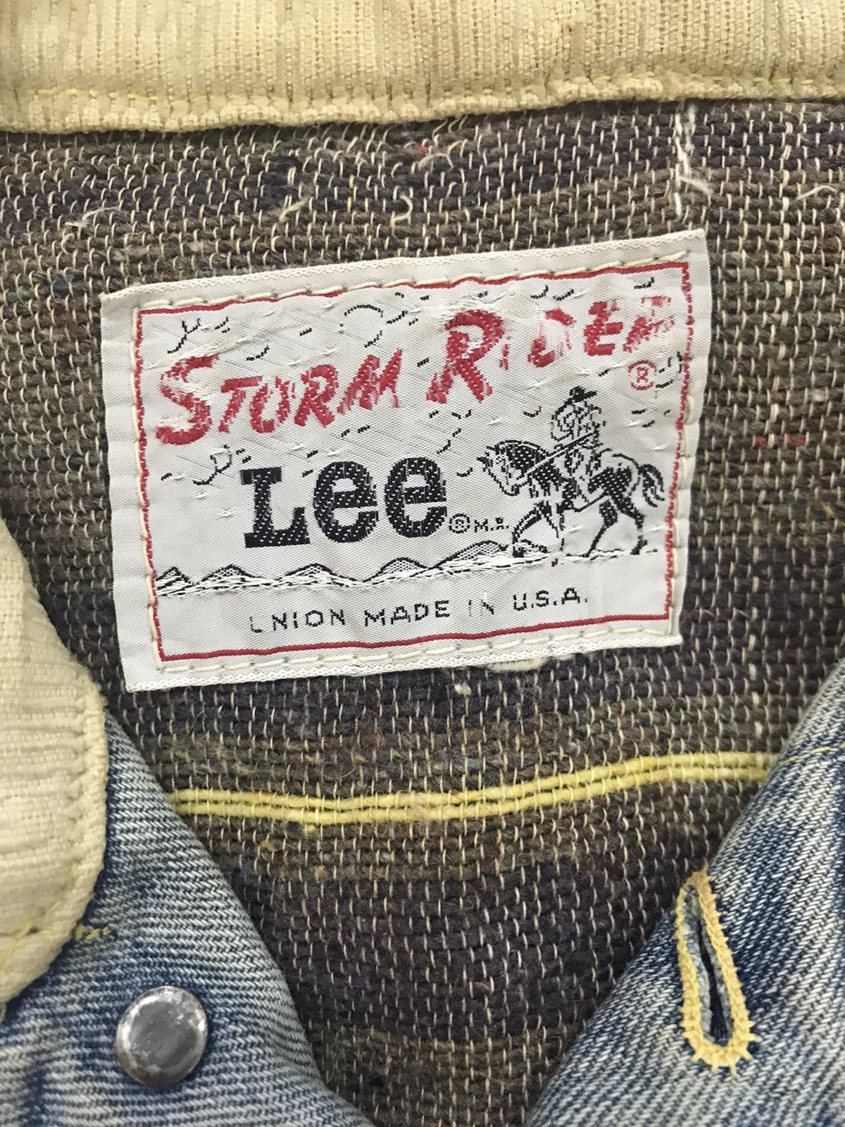 Lee 70s Union Made In Usa Lee Storm Riders distressed jacket Size US M / EU 48-50 / 2 - 8 Thumbnail