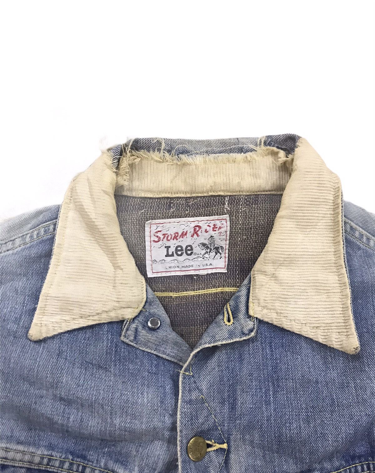 Lee 70s Union Made In Usa Lee Storm Riders distressed jacket Size US M / EU 48-50 / 2 - 7 Thumbnail