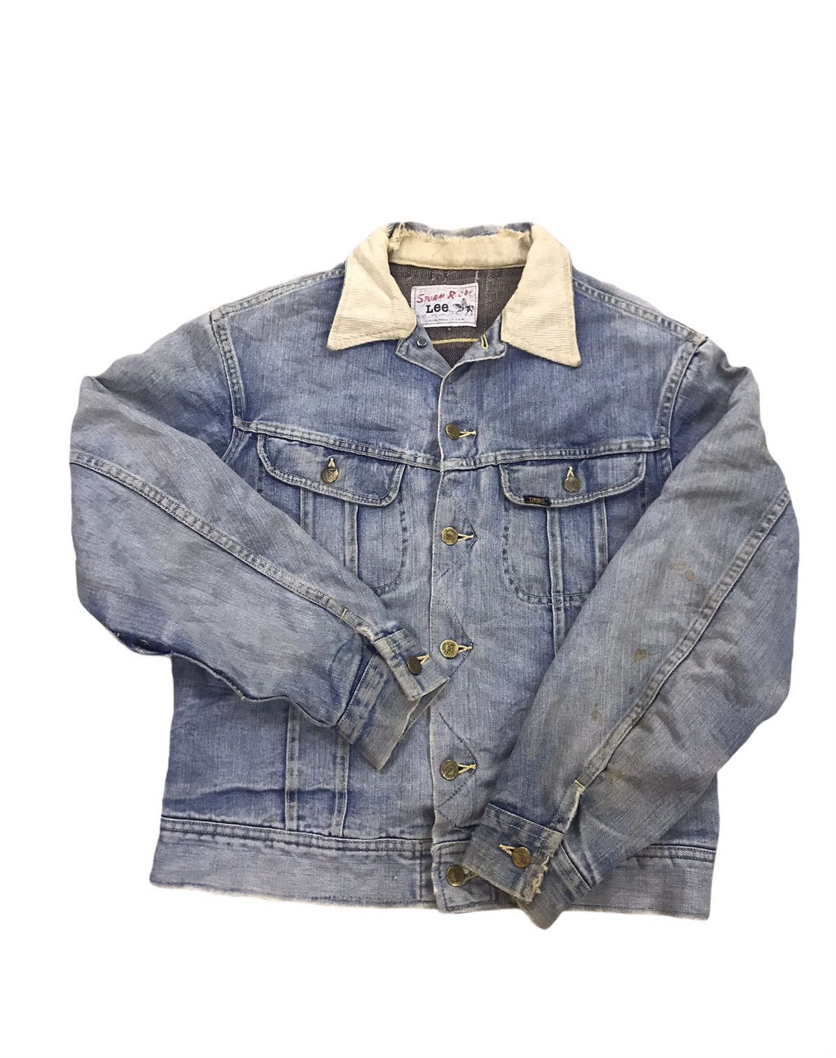 70s Union Made In Usa Lee Storm Riders distressed jacket