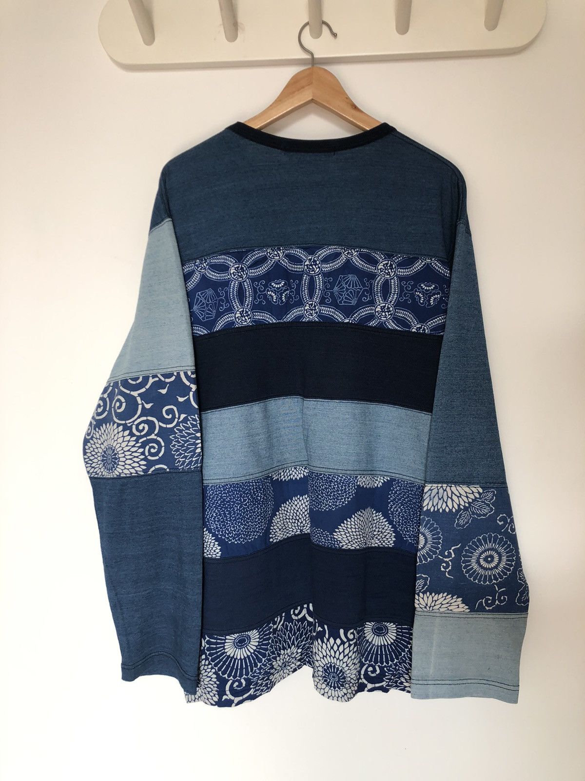 Comme des Garcons × Junya Watanabe Junya watanabe SS15 patchwork stripe Tee Size US L / EU 52-54 / 3 - 6 Thumbnail