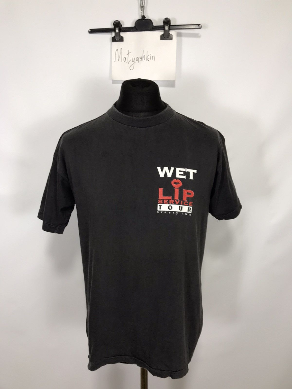 Band Tees × Lip Service × Vintage Vintage Lip Service tour 1992 t-shirt Size US L / EU 52-54 / 3 - 1 Thumbnail
