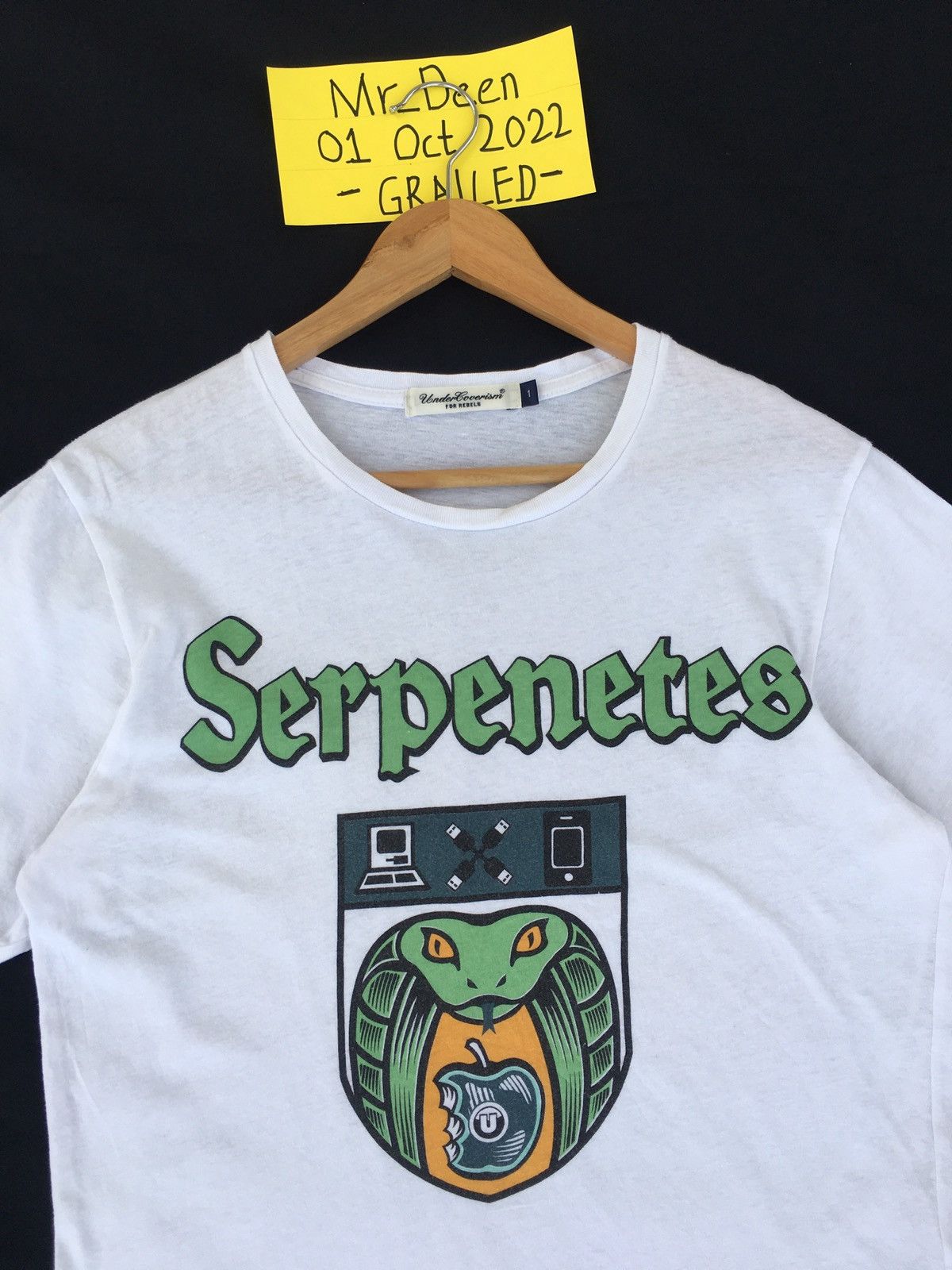 Undercover Undercoverism Serpenetes Early 2000s White T-Shirt Size US S / EU 44-46 / 1 - 1 Thumbnail