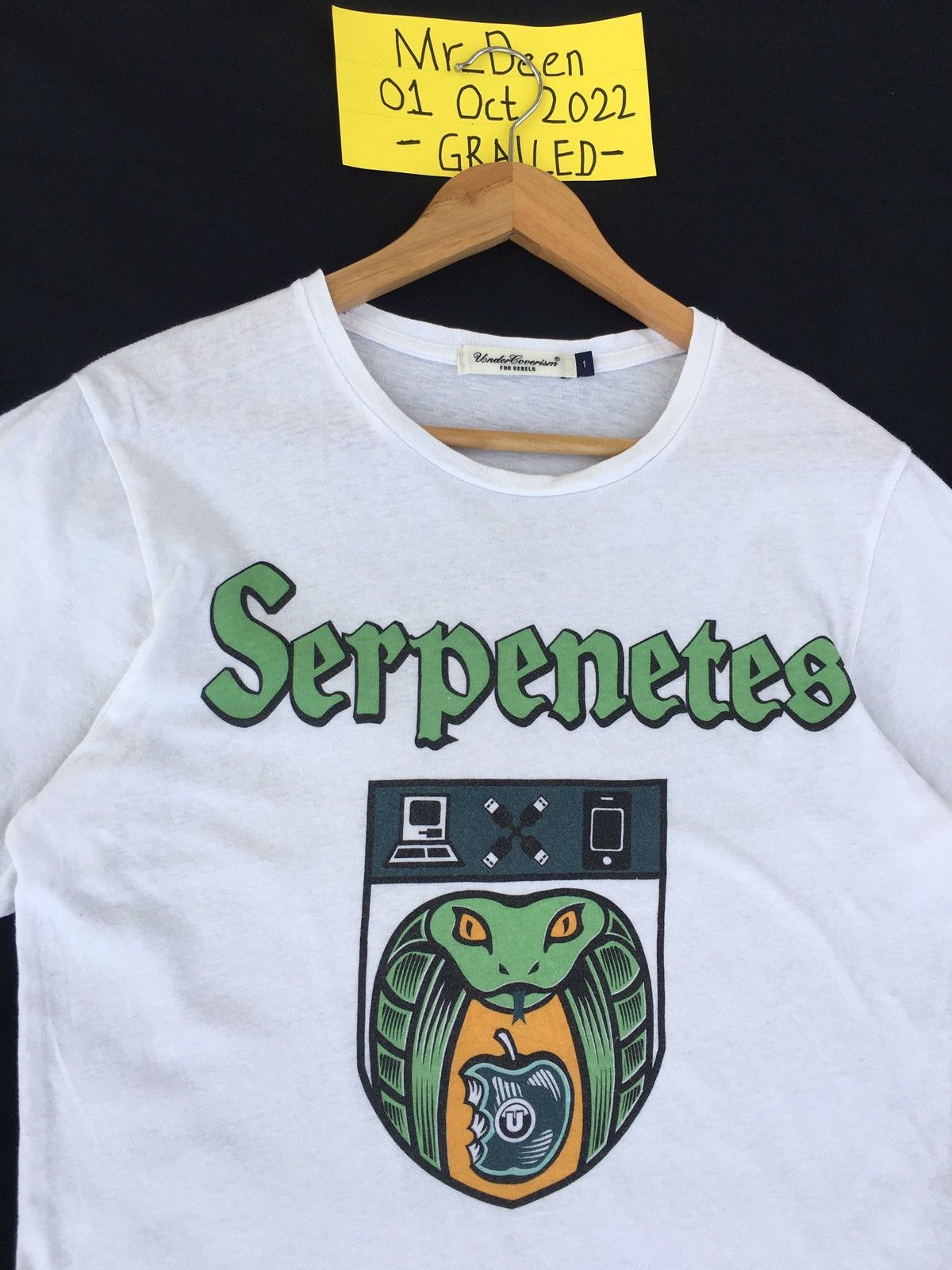 Undercover Undercoverism Serpenetes Early 2000s White T-Shirt Size US S / EU 44-46 / 1 - 7 Thumbnail