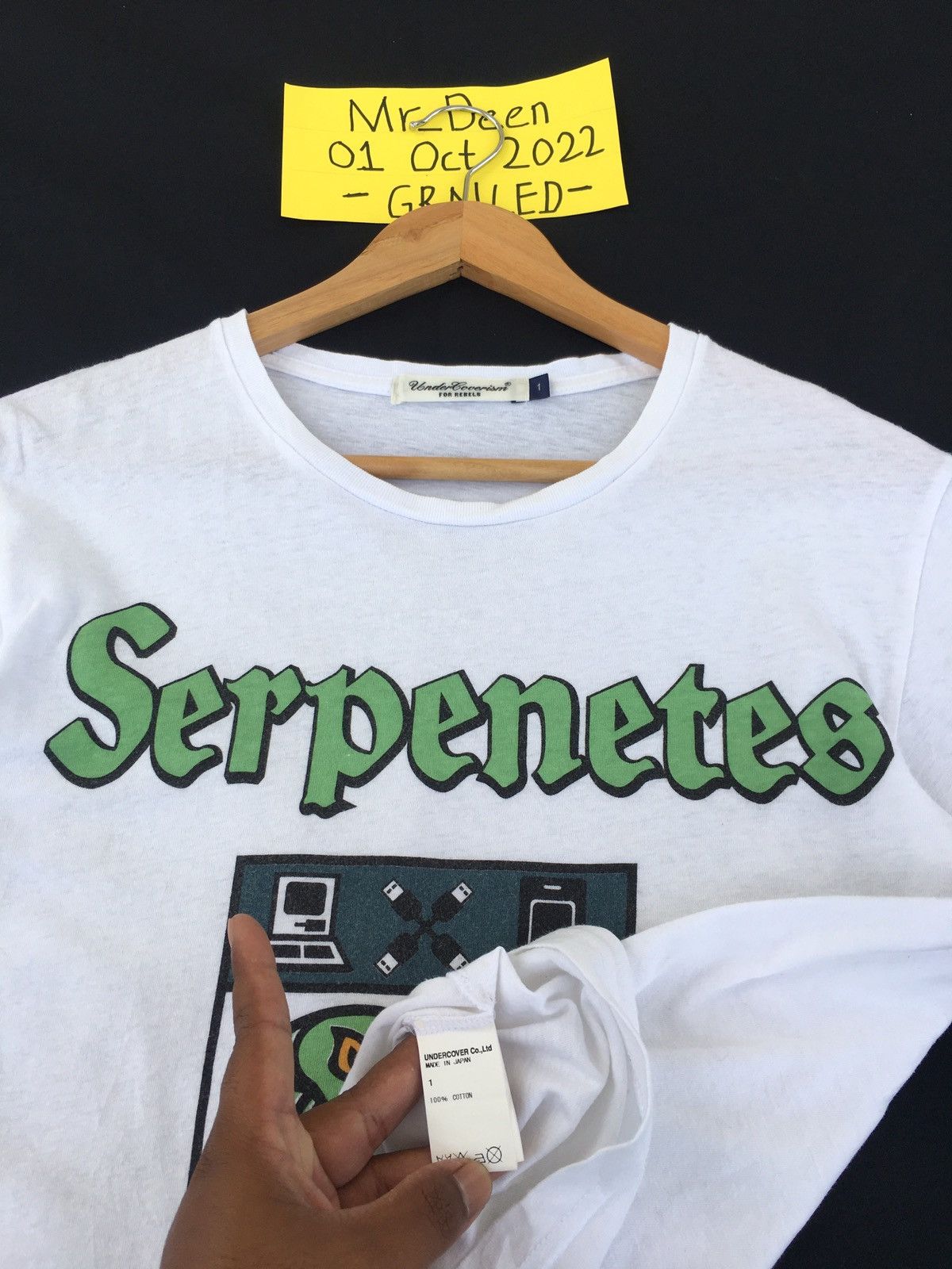 Undercover Undercoverism Serpenetes Early 2000s White T-Shirt Size US S / EU 44-46 / 1 - 10 Thumbnail