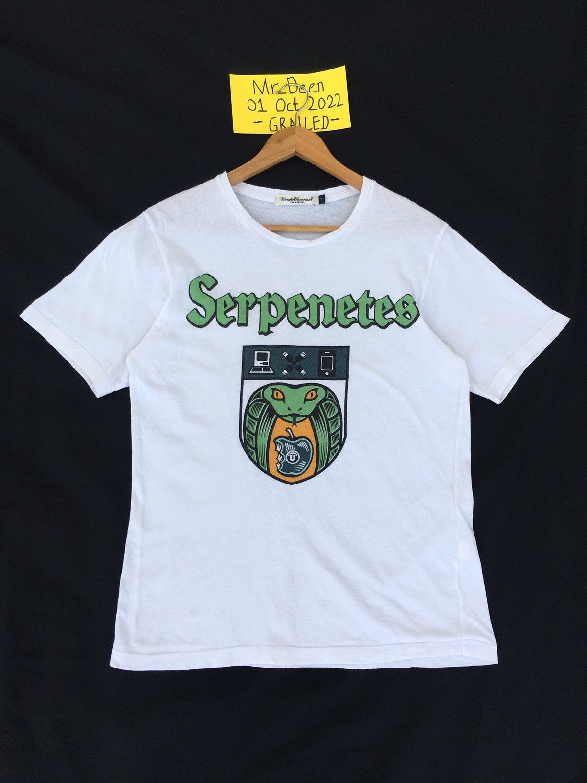 Undercover Undercoverism Serpenetes Early 2000s White T-Shirt Size US S / EU 44-46 / 1 - 2 Thumbnail