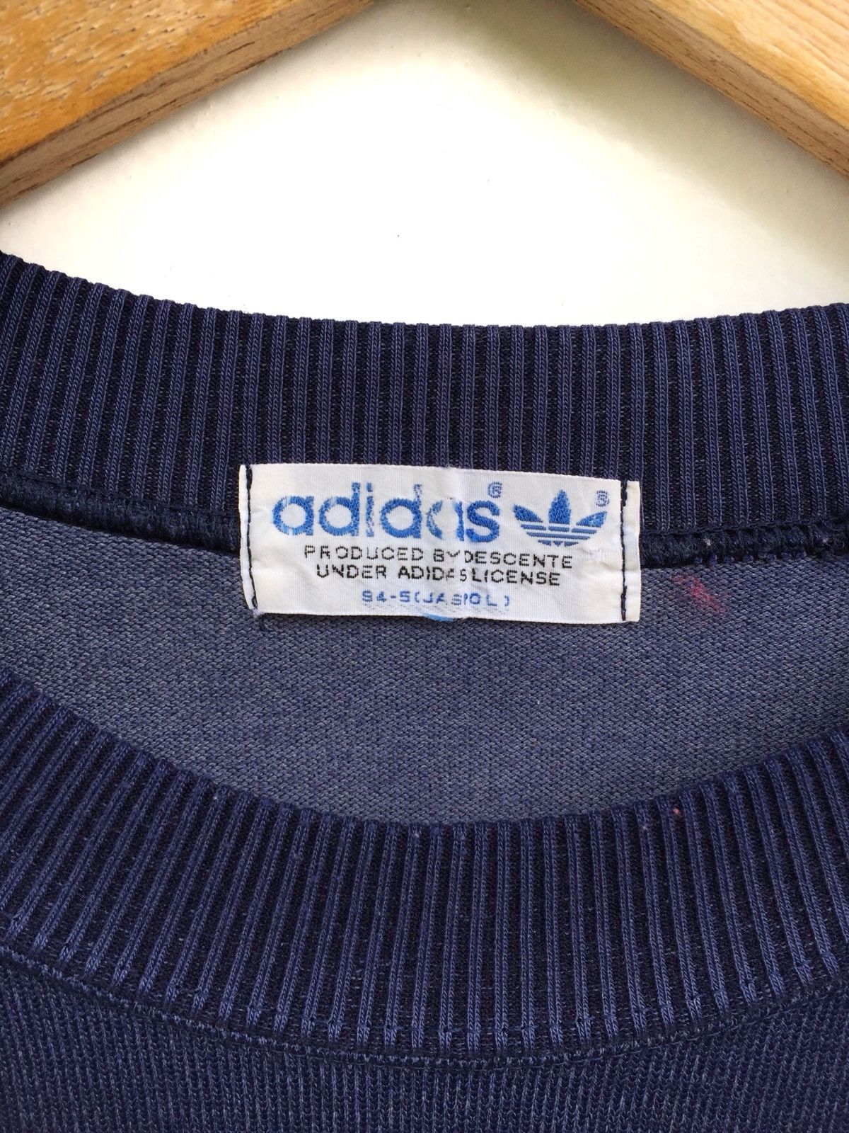 Adidas × Vintage Vintage 90s Adidas Spell Out Logo Sweatshirt Size US S / EU 44-46 / 1 - 5 Thumbnail