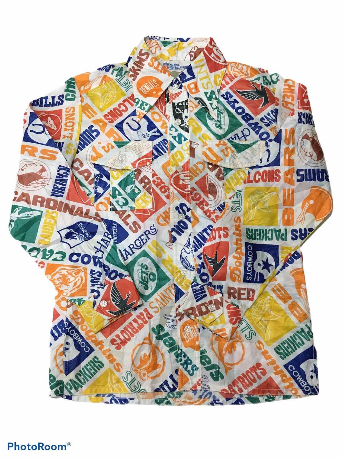 NFL × Vintage NFL Shirt Full Print Size US S / EU 44-46 / 1 - 1 Thumbnail
