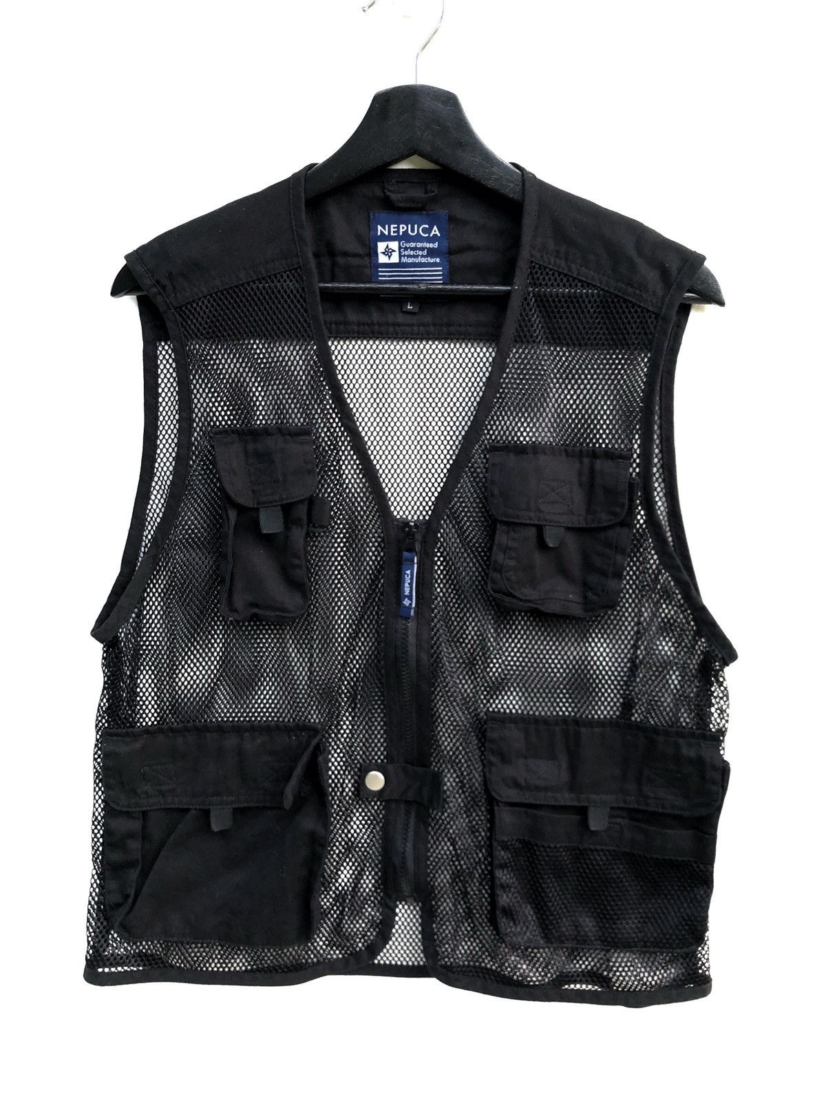 Japanese Brand Japanese Brand Nepuca Black Tactical Net Vest Size US M / EU 48-50 / 2 - 1 Thumbnail
