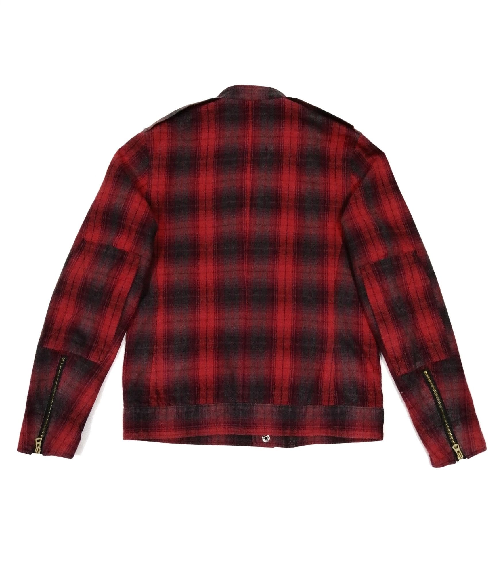 Paul Smith × R.Newbold Tartan Zipper Biker Jacket Size US M / EU 48-50 / 2 - 5 Thumbnail