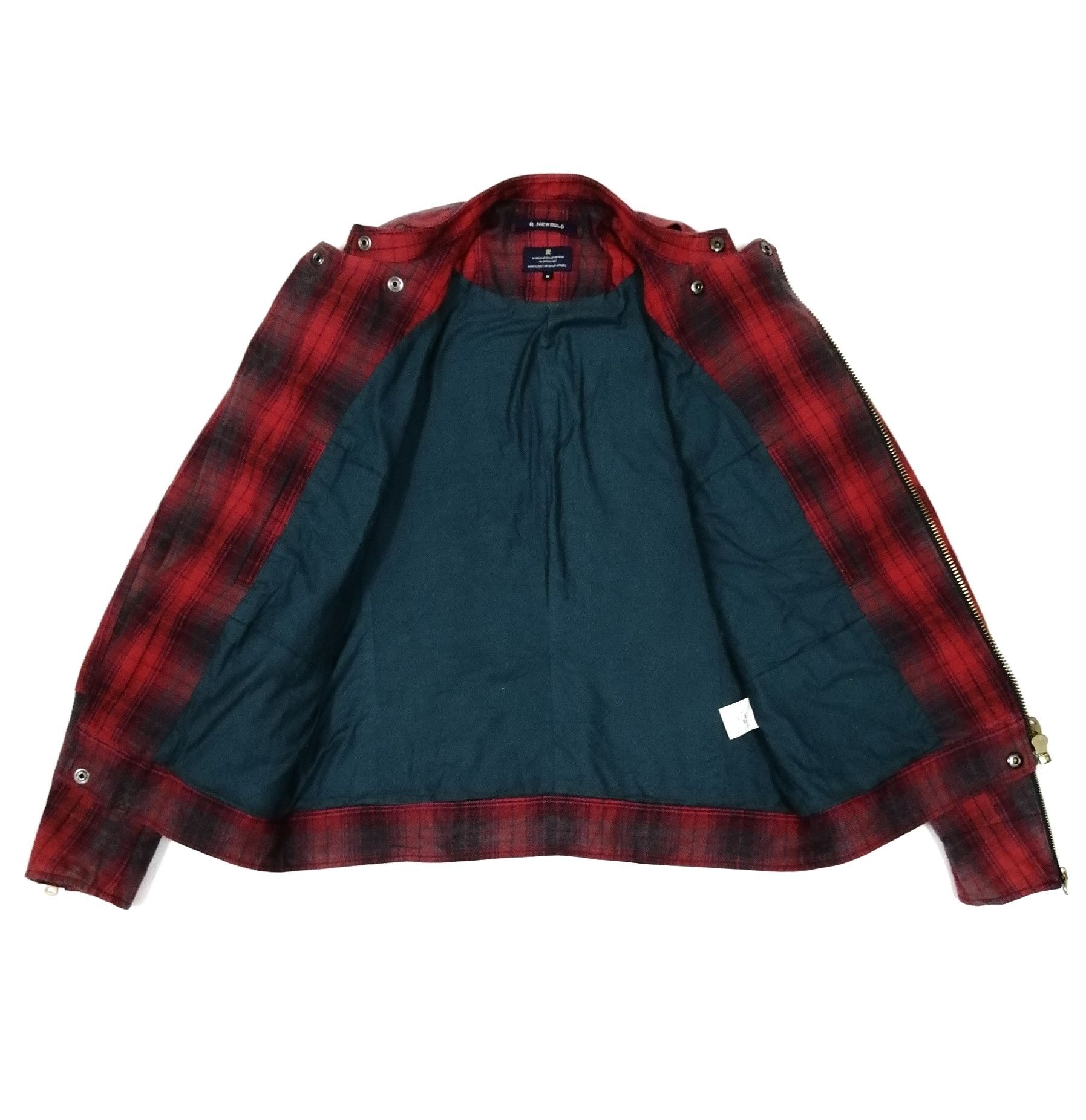 Paul Smith × R.Newbold Tartan Zipper Biker Jacket Size US M / EU 48-50 / 2 - 6 Thumbnail