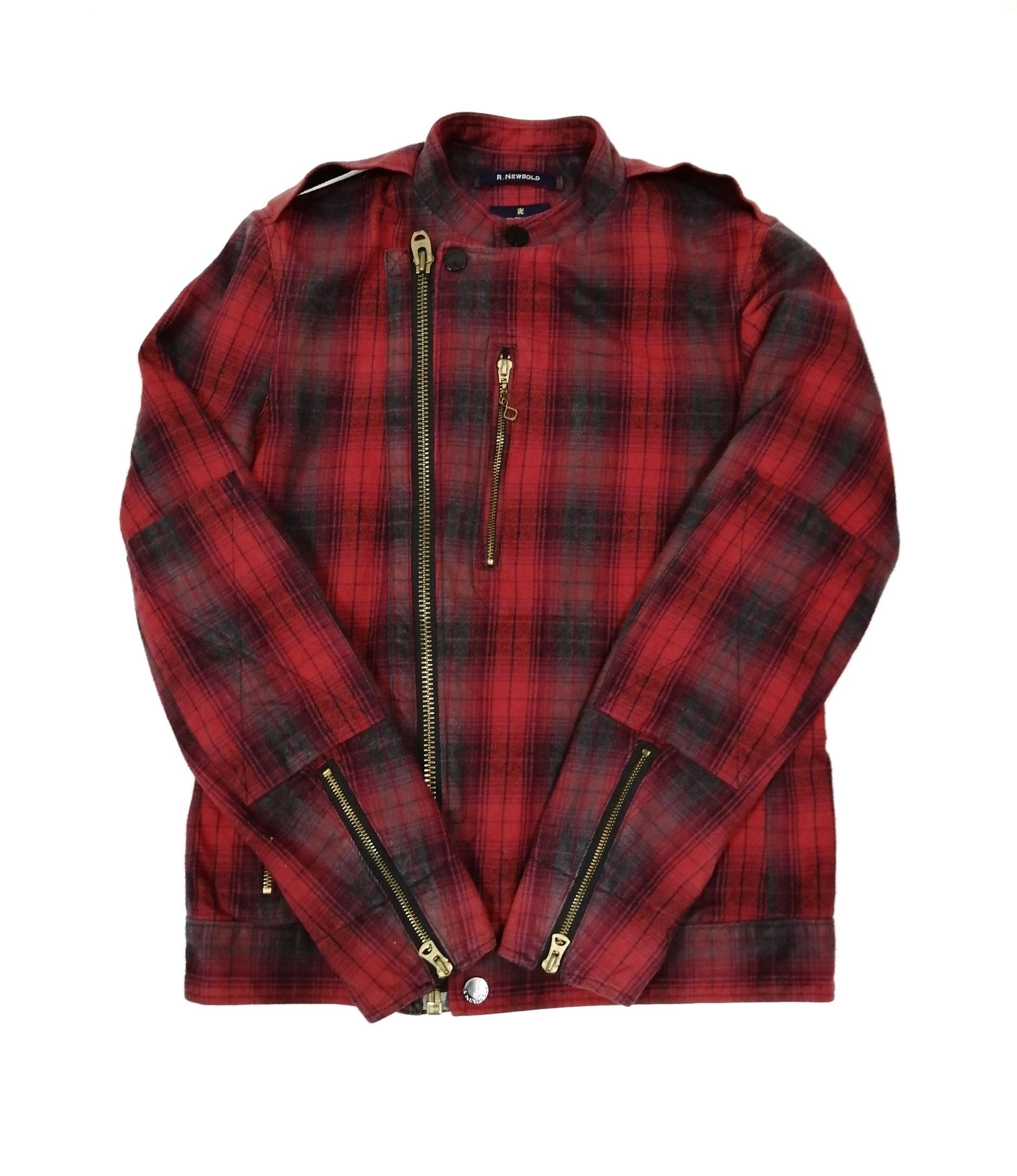 Paul Smith × R.Newbold Tartan Zipper Biker Jacket Size US M / EU 48-50 / 2 - 3 Thumbnail