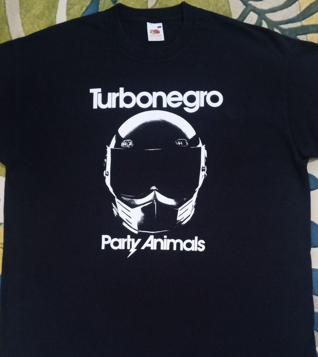 Band Tees × Vintage Vintage Turbonegro Party Animals T-shirt Size US L / EU 52-54 / 3 - 4 Thumbnail