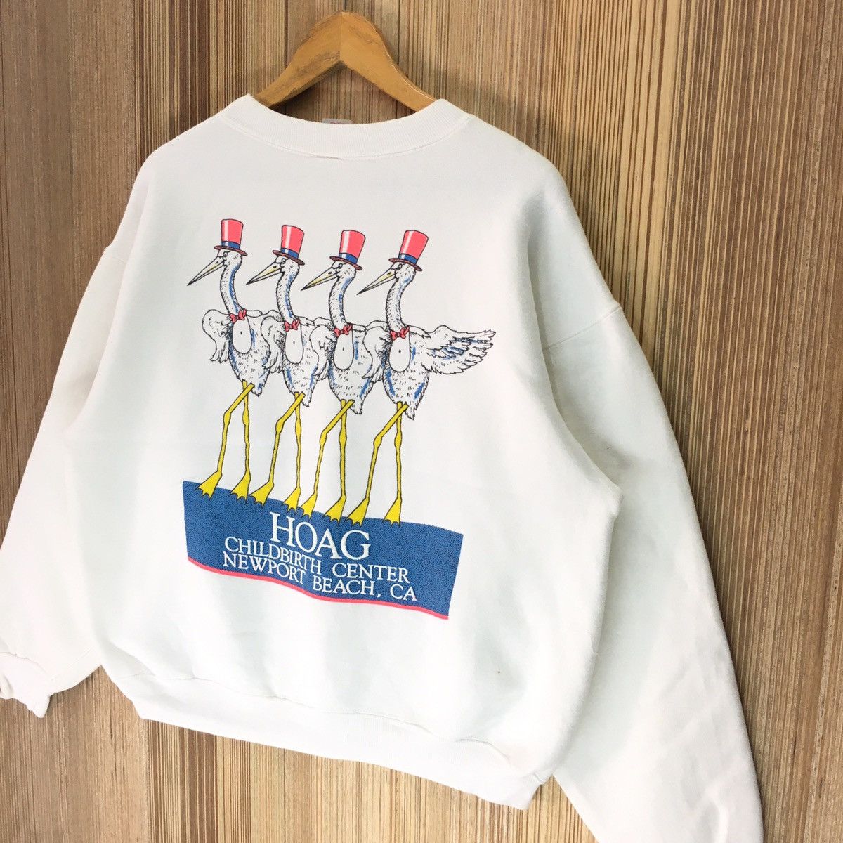 Vintage Vintage HOAG Childbirth Center New Port Beach Sweater Size US M / EU 48-50 / 2 - 9 Thumbnail