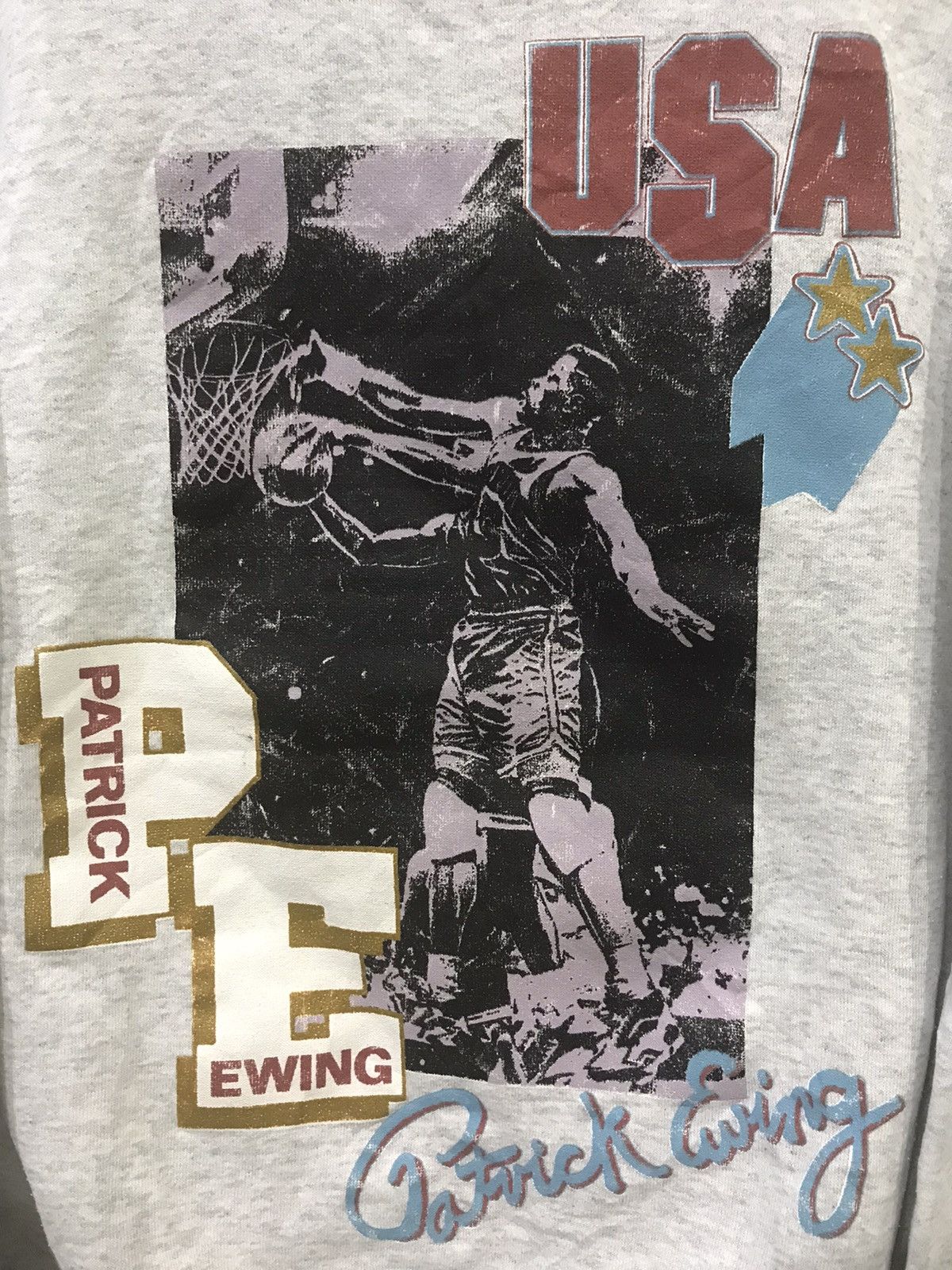 NBA Vintage Patrick Ewing NBA SLAM DUNK Sweatshirt Size US L / EU 52-54 / 3 - 5 Thumbnail