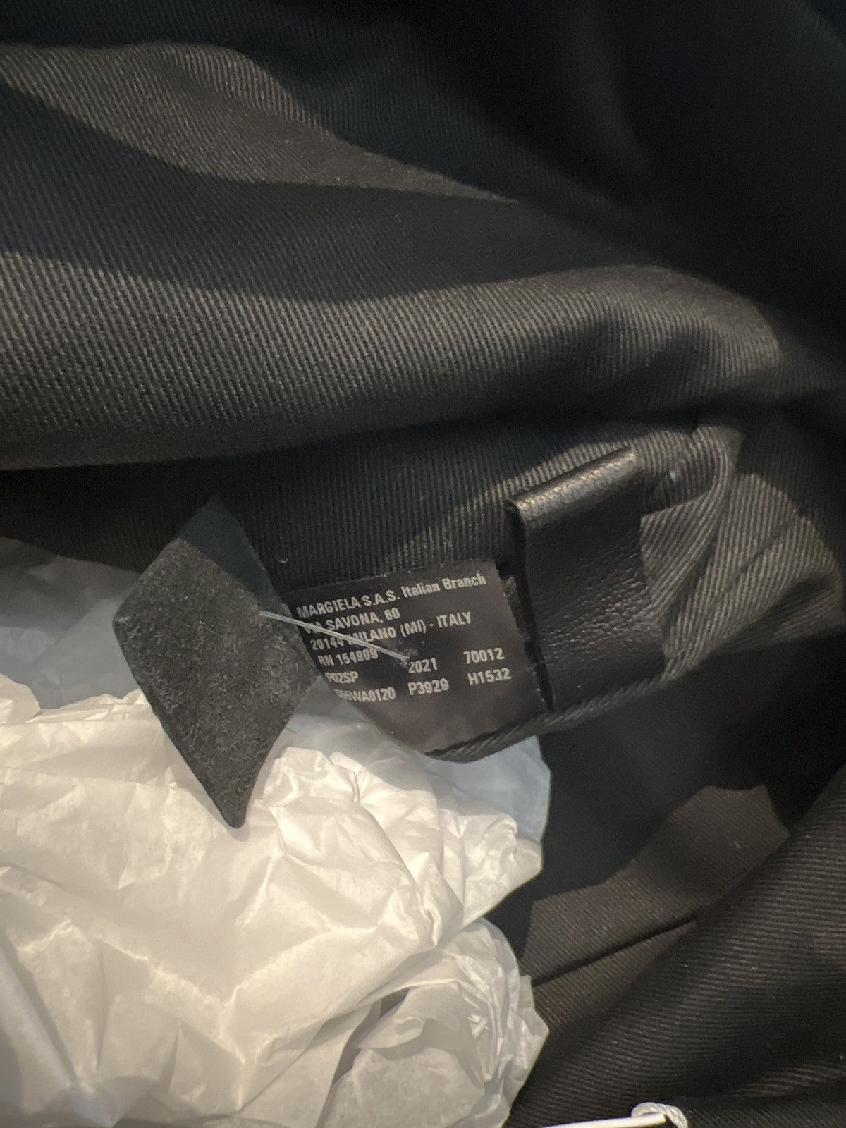 Maison Margiela Margiela leather hand paint backpack Size ONE SIZE - 6 Thumbnail