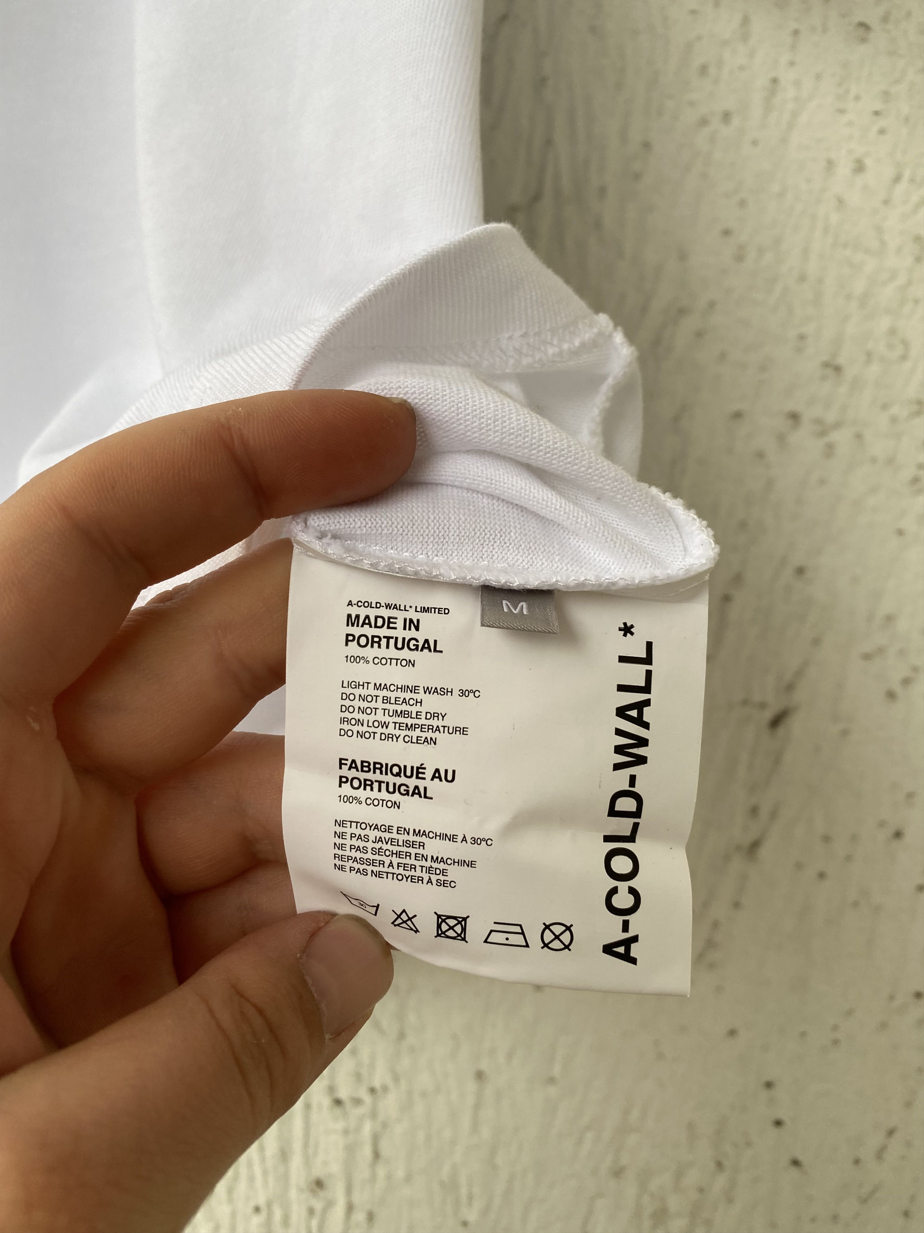 A-COLD-WALL* BNWT SIGNATURE GRAPHIC BACK PRINT TEE Size US M / EU 48-50 / 2 - 7 Thumbnail