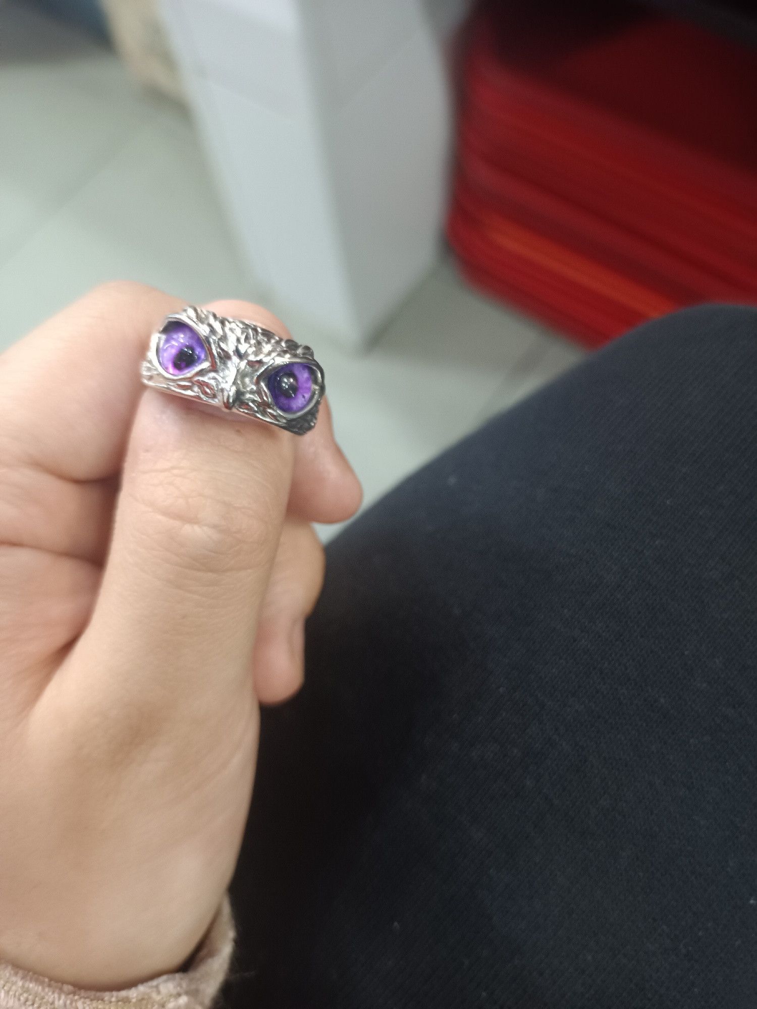Jewelry Owl Adjustable Ring Size ONE SIZE - 6 Thumbnail