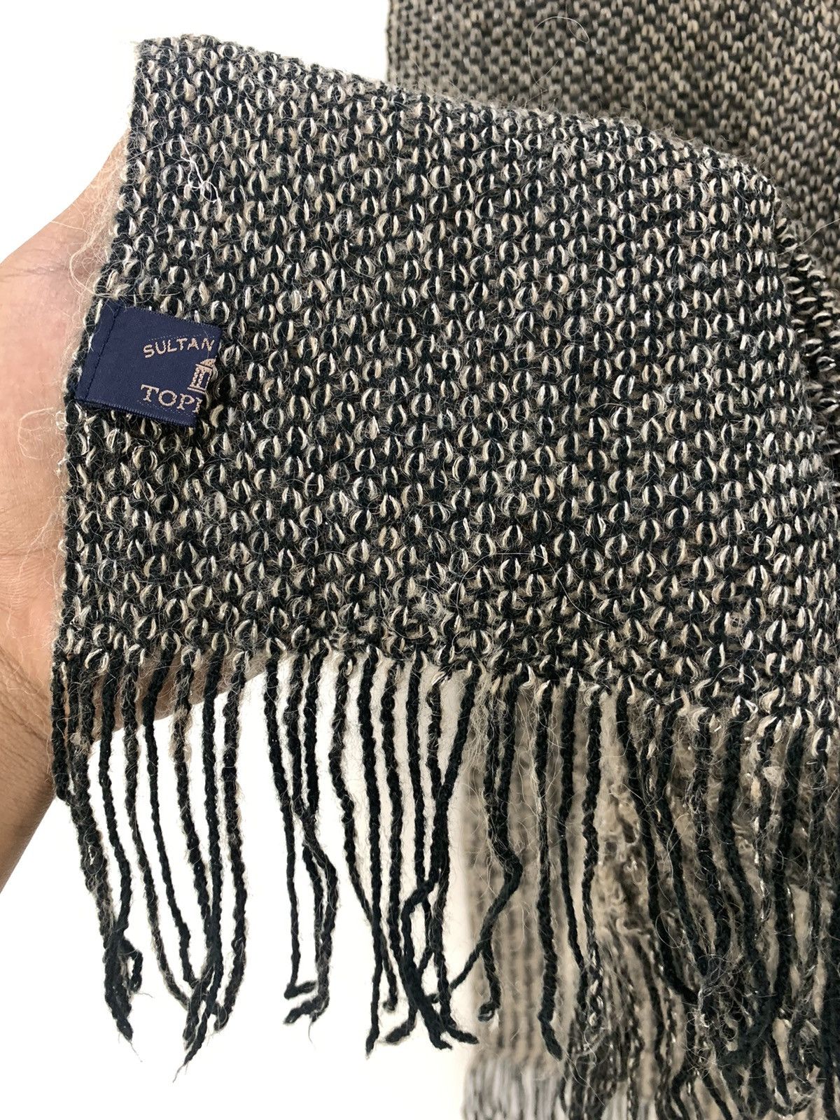 Japanese Brand × Other SULTANSHAH TOPKAPI Pleated Mohair Chunky Knit Muffler Scarf Size ONE SIZE - 7 Thumbnail