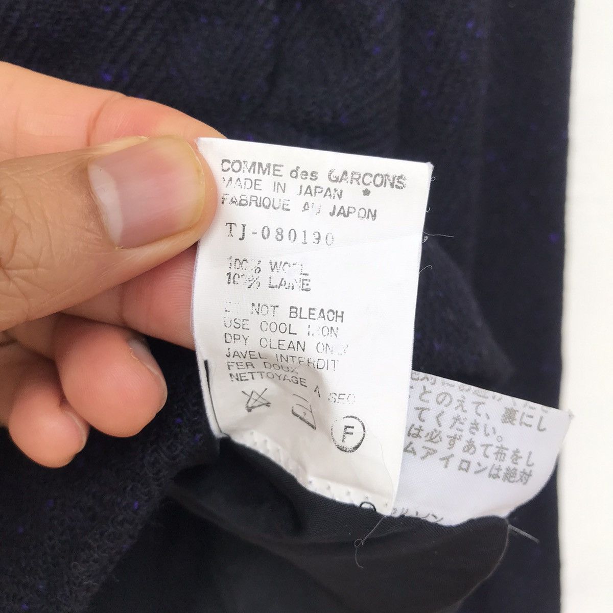 Comme des Garcons Vintage Comme des Garcon AD1994 Tricot 100%Wool women crop Size M / US 6-8 / IT 42-44 - 4 Thumbnail