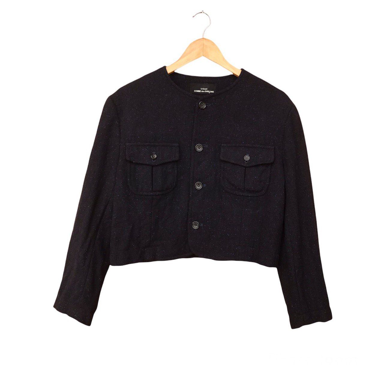 Comme des Garcons Vintage Comme des Garcon AD1994 Tricot 100%Wool women crop Size M / US 6-8 / IT 42-44 - 1 Thumbnail